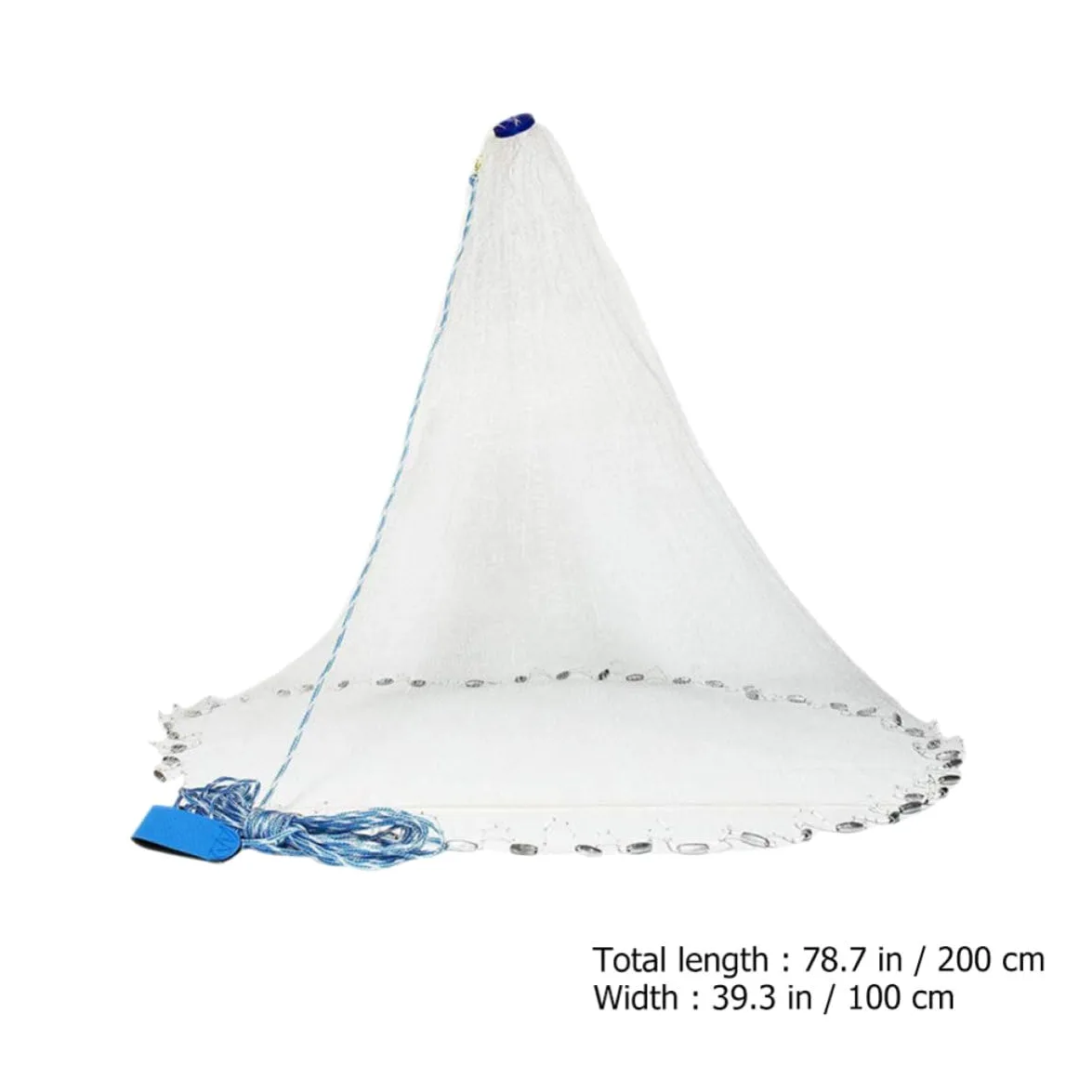 Red de Pesca Grande para Exteriores, para Lanzar y Capturar Peces | Plegable, Fácil de Limpiar, para Guardar y Transportar, Malla Pesca para Estanques