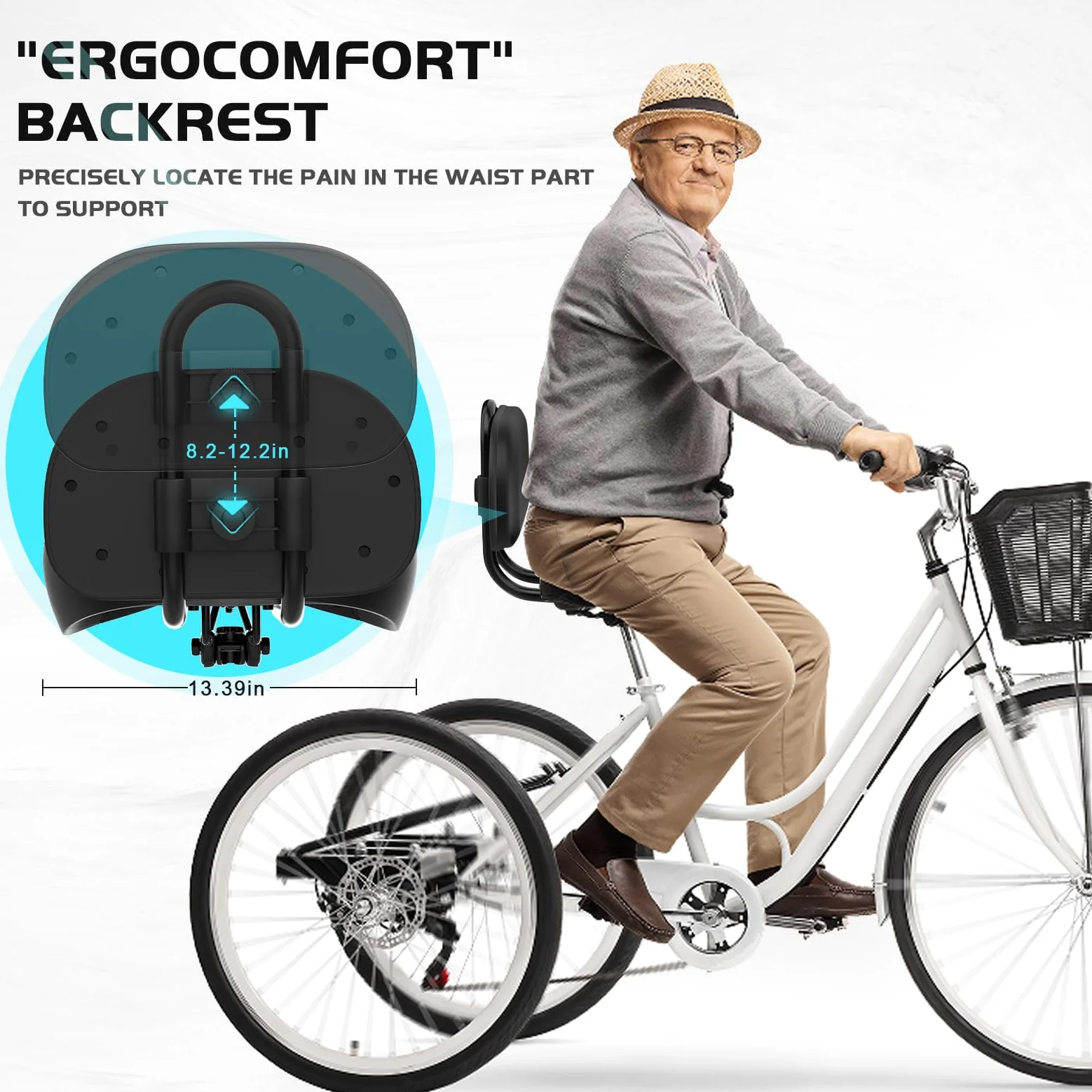 Cojín de asiento de bicicleta sin nariz para hombres y mujeres, acolchado extra y cómodo asiento de bicicleta ancho, sillín cómodo de gran tamaño para bicicletas Peloton, bicicletas estáticas