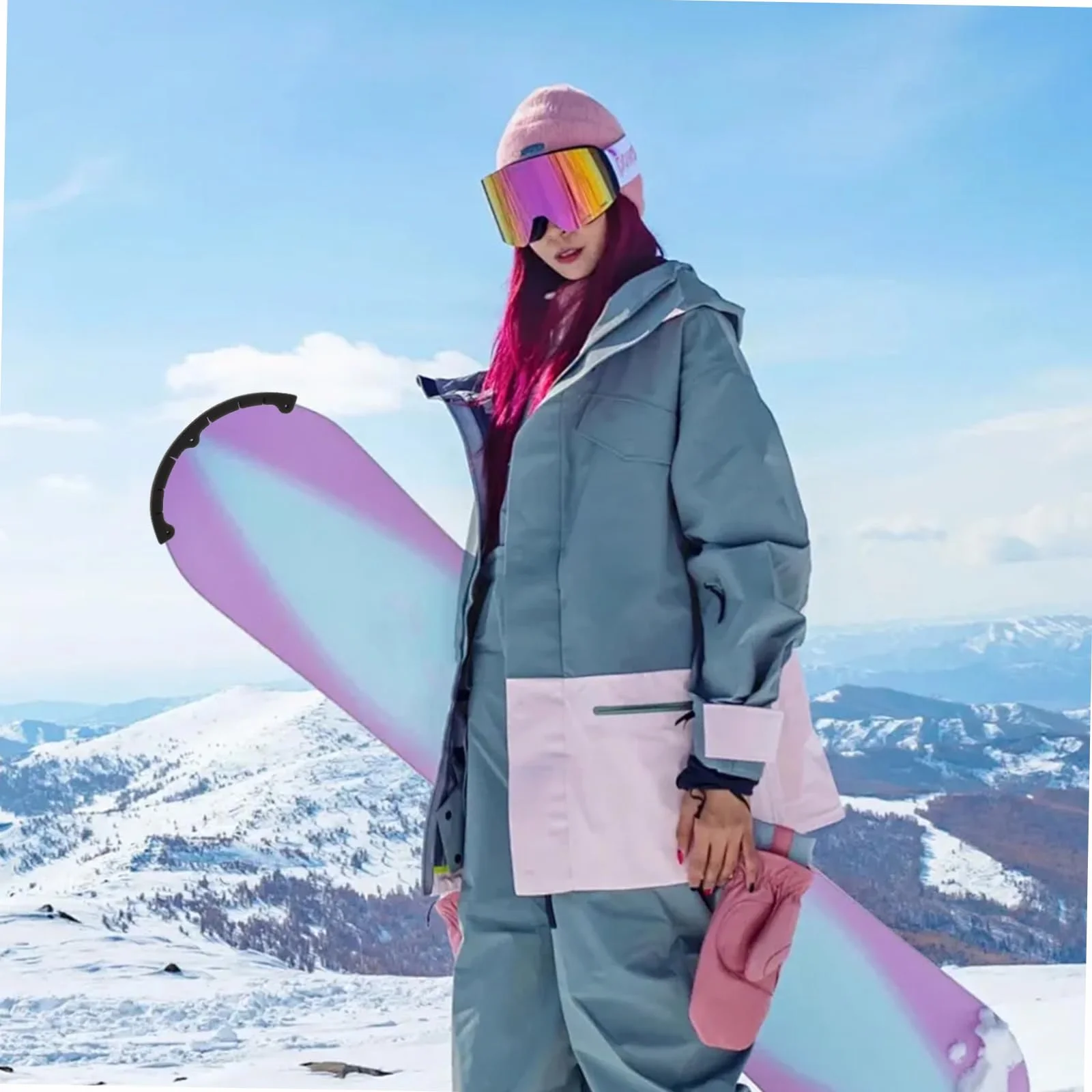 Funda Protectora para Tabla de Snowboard Y Patineta para Mujeres Y Hombres Protector de Borde para Tabla de Skate Protector de Punta de Esquí Fundas para Tabla de Skate Accesorios