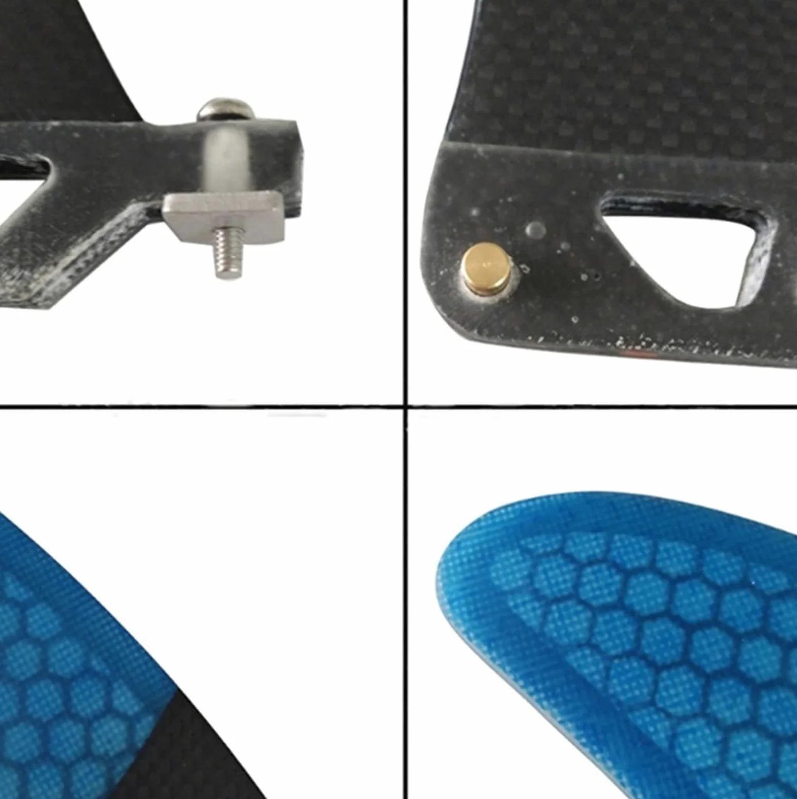 Accesorios For Surf con Aletas, Timón De Cola Panal Simple, Aleta Fibra Vidrio 9 Pulgadas Fácil de reemplazar