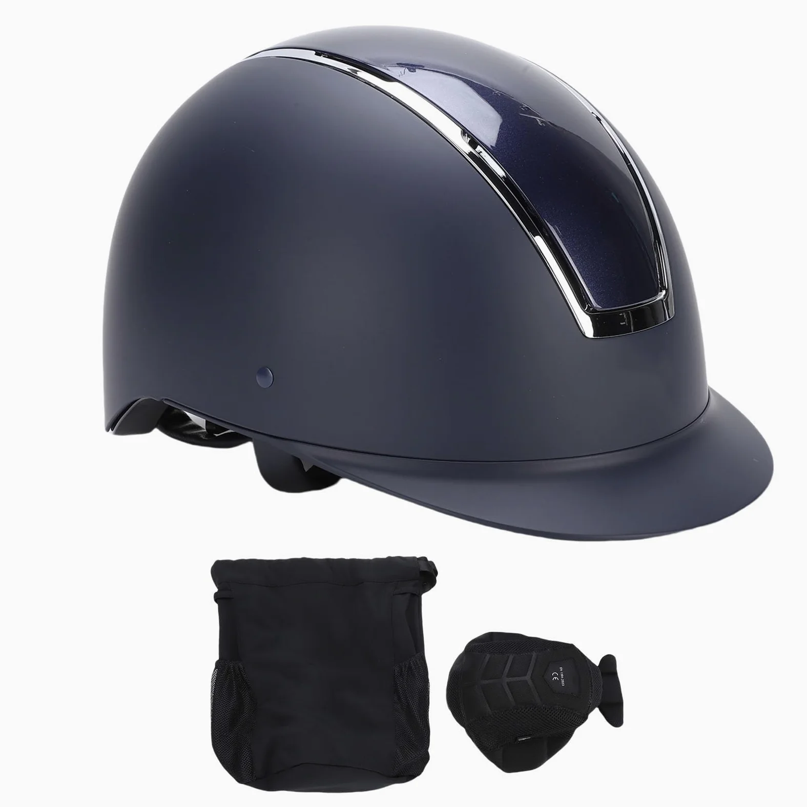 Yctze Casco para Montar a Caballo, Casco Ecuestre para Montar a Caballo, Equipo de Seguridad Ajustable, con Forro Extraíble y Lavable para Hombres, Mujeres, Lecciones, Competiciones de Ocio