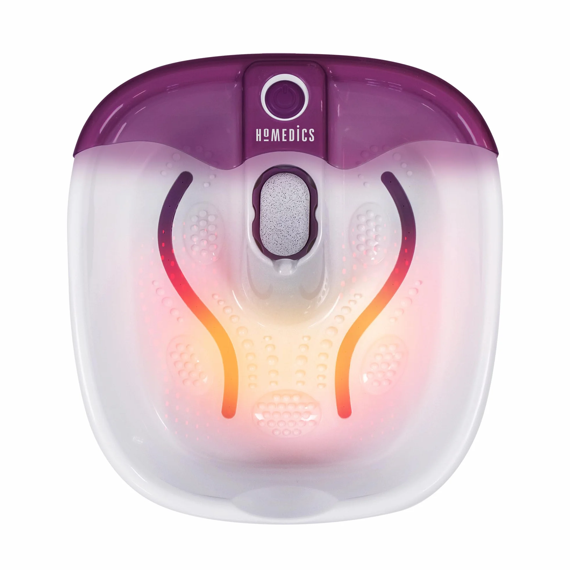 HoMedics Bubblemate Baño para Pies Hidromasajeador con Piedra Pómez Integrada