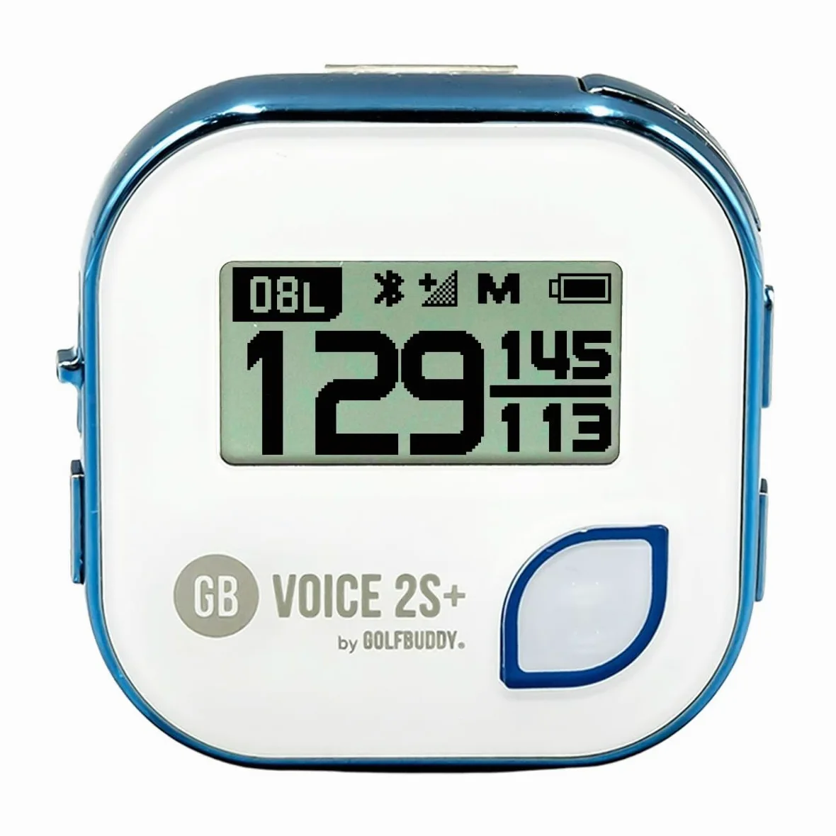 GolfBuddy Voice 2 Golf GPS/telémetro, Blanco/Azul