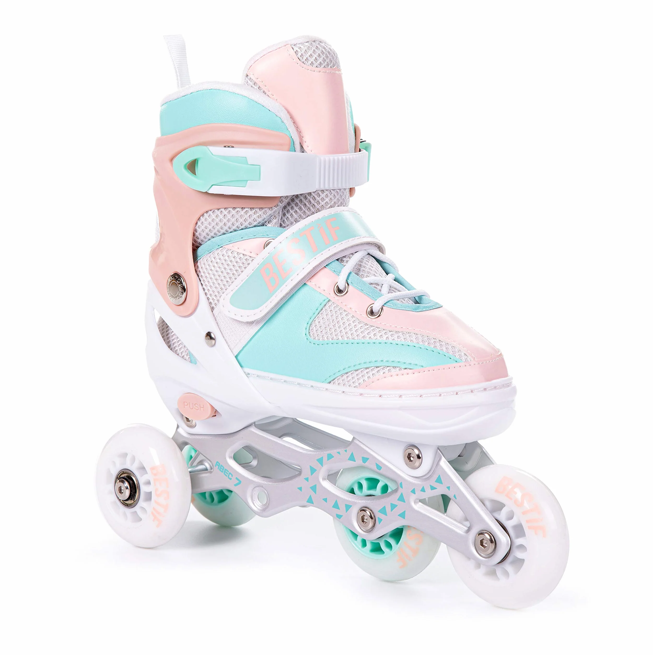 Patines en línea para niños y adultos, patines en línea 4 en 1, patines de hielo ajustables