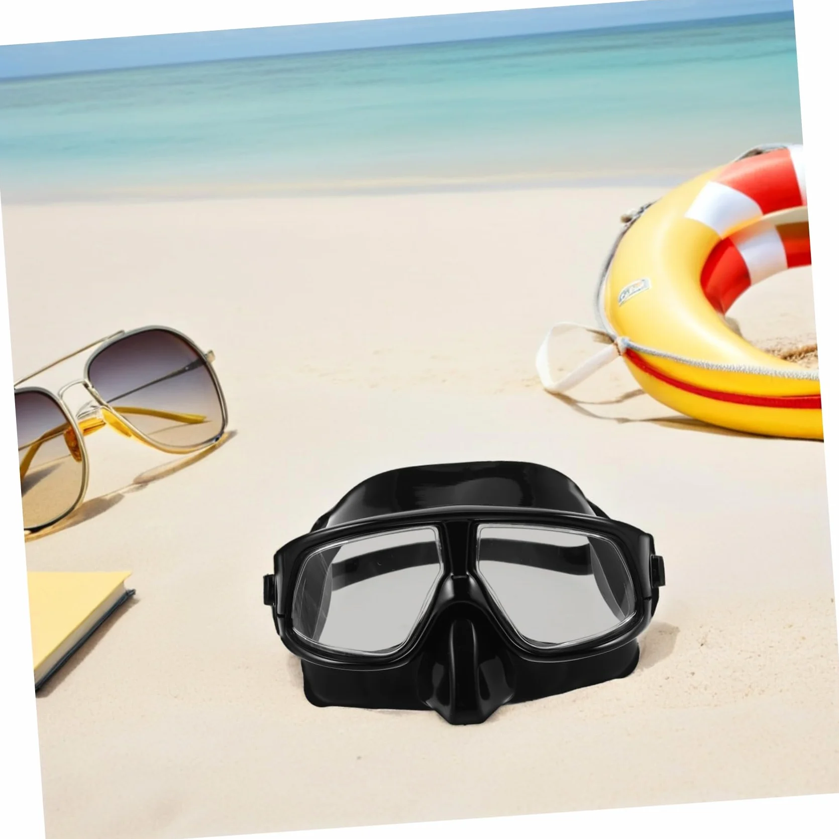 SUPVOX Máscara De Buceo Transparente Máscara De Snorkel para Adultos con Cubierta Nasal Visión Amplia para Esnórquel y Natación Piscina o Playa