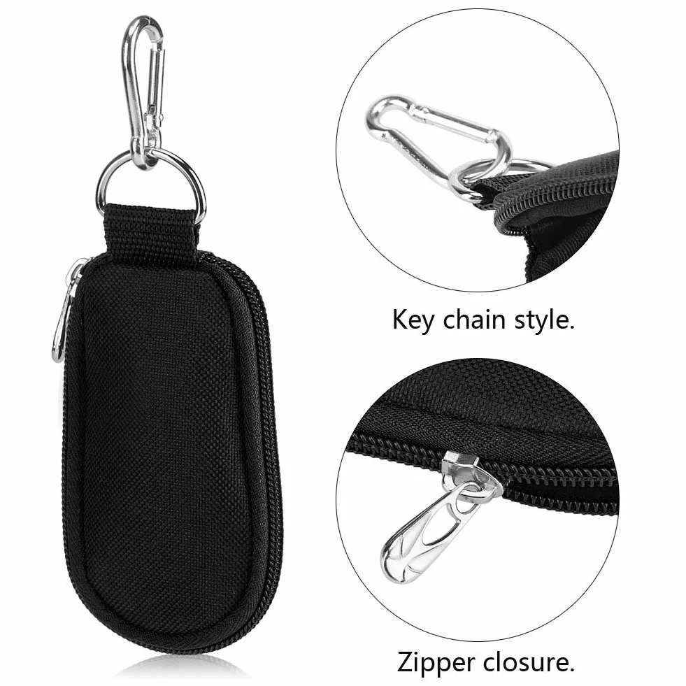 Estuche Organizador Portátil para Aceites Esenciales, 10 Compartimentos, Negro, Oxford, 2/3ML, 11.3x7x1cm