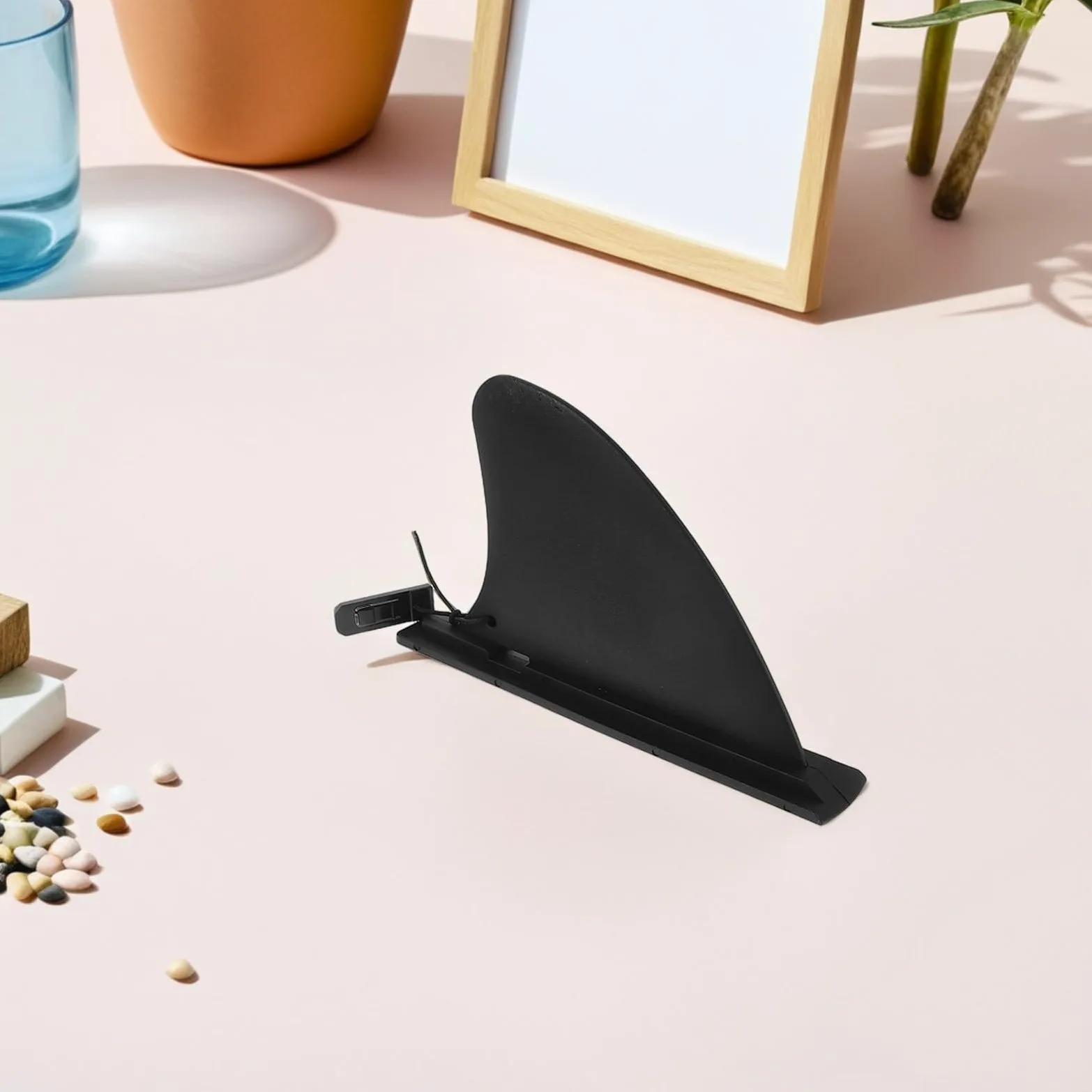 Mikikit Accesorios para Tablas de Paddle Surf y Kayak, Juego de 4 Aletas Desmontables de 4,5 Pulgadas, Diseño Hidrodinámico y Sistema de Fijación Rápida para Aguas Poco Profundas