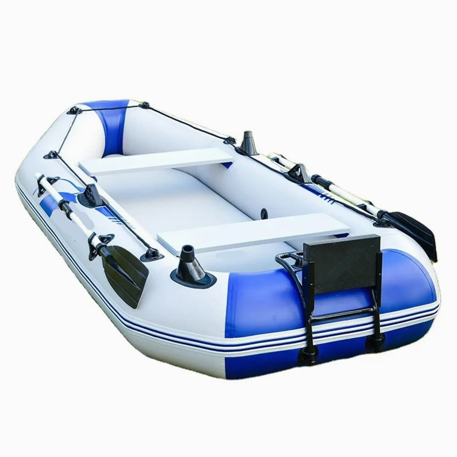 Barco de Pesca, Botes remos PVC, Estera Aire, inflables pontón Inferior