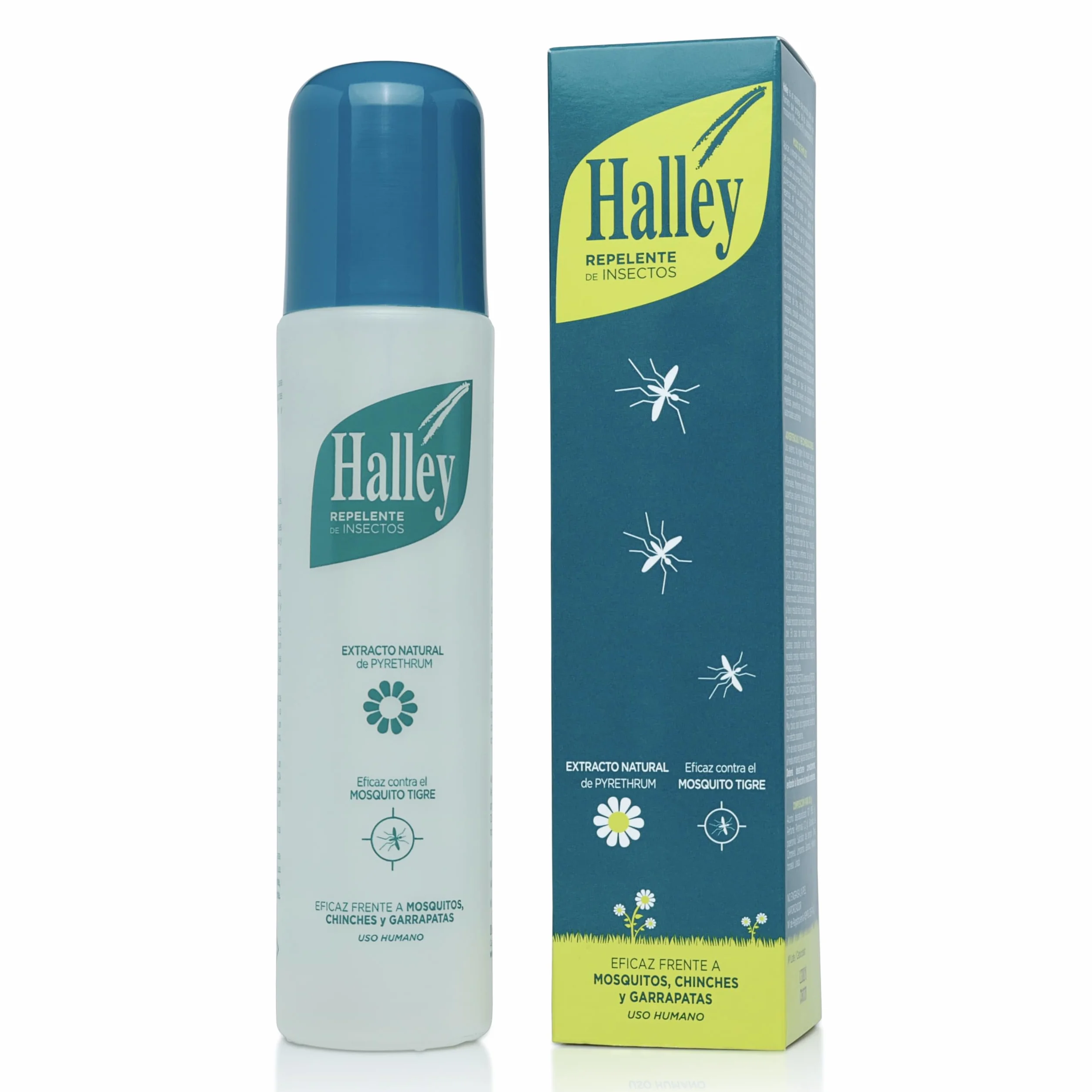 Halley Repelente Mosquitos Spray 250ml Extracto Natural de Pyrethrum