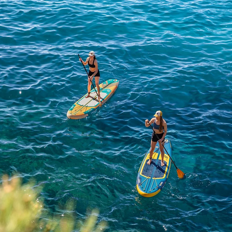 Coasto – Sup Stand Up Paddle Inflable Coasto Flip 11'5 – PB-CFLIP115-348x81x15 cm Dropstitch Woven – Paquete Completo – Paleta Leash Bomba Bolsa de Transporte – hasta 150 kg – Naranja