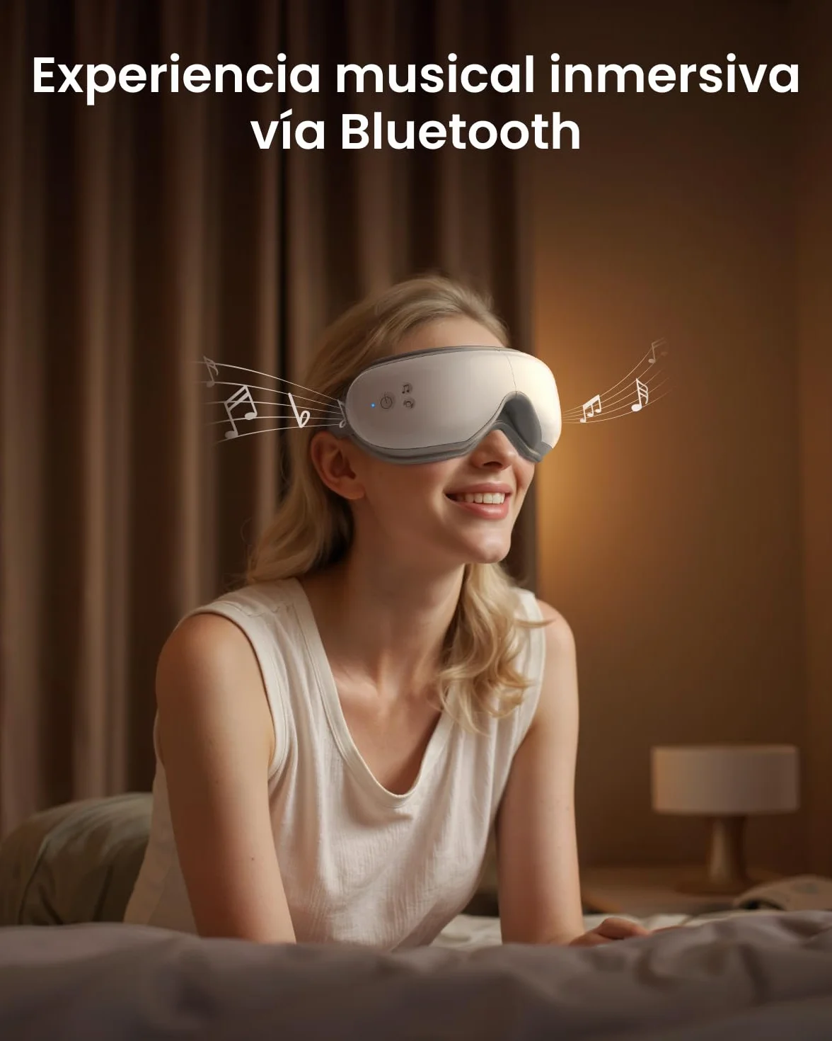RENPHO Masajeador de ojos con calor y compresión de aire, aliviar tensión ocular, regalo para mujer
