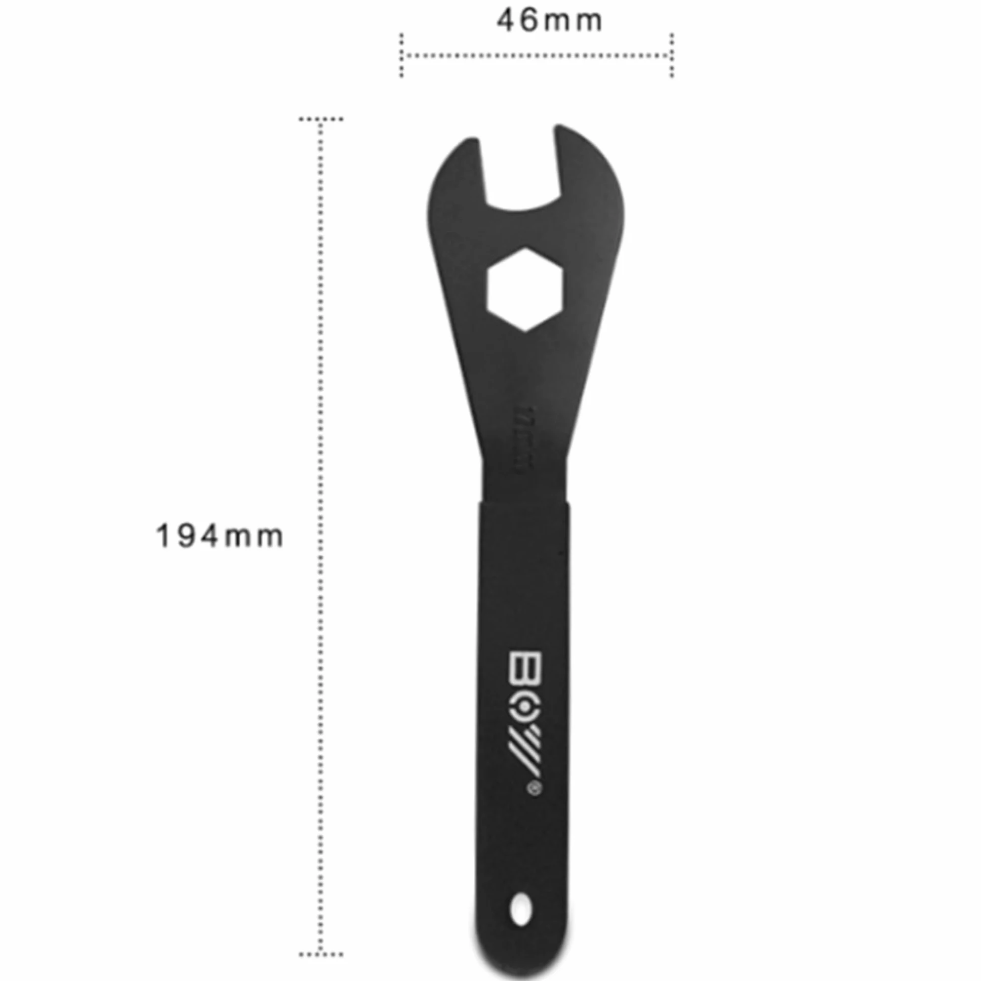 Juego de llaves cónicas de bicicleta de acero al carbono profesional para pedal y herramientas de cubo (7 llaves 13-14-15-16-17-18-19 mm)