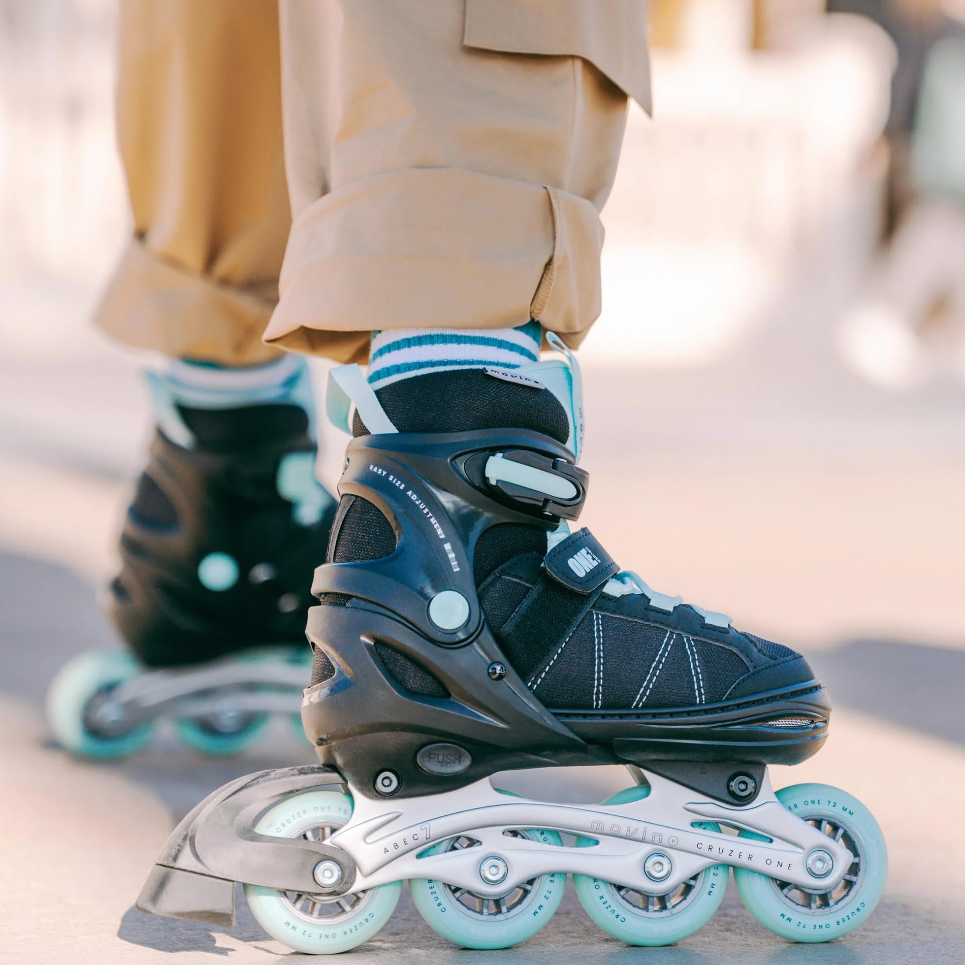 Movino Cruzer One | Patines en Línea Ajustables | Rodillo Niño Niña Niño | Patín De Ruleta