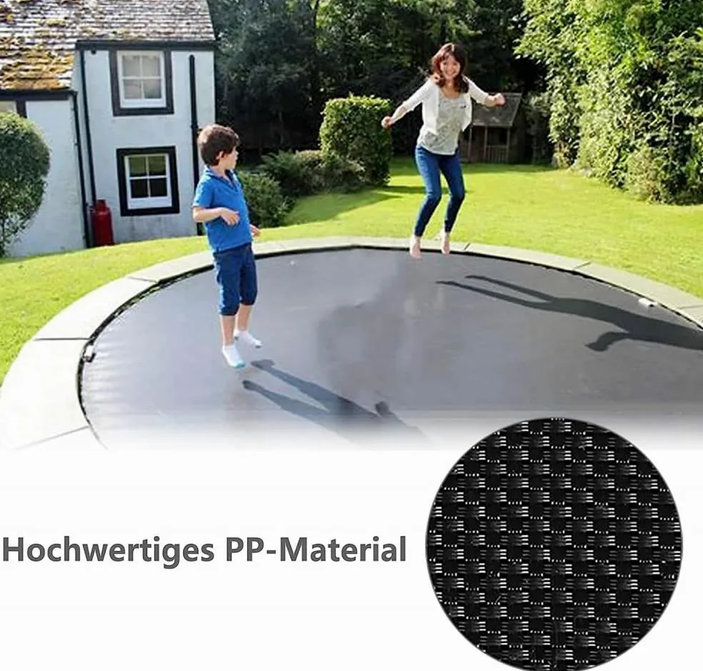 Alfombrilla redonda resistente de repuesto duradera para saltar seguro al aire libre, ideal para trampolines, absorción de impactos, experiencia de salto mejorada