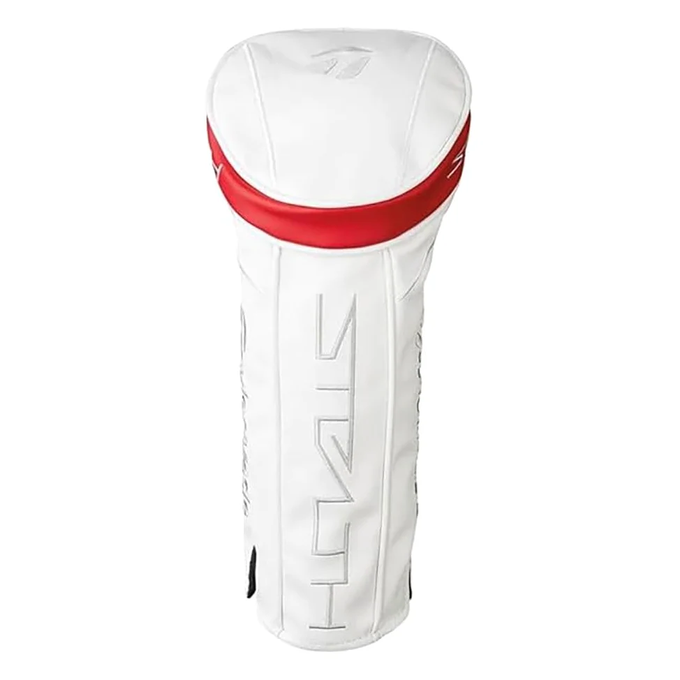 TaylorMade Stealth Driver Funda para cabeza blanca y roja