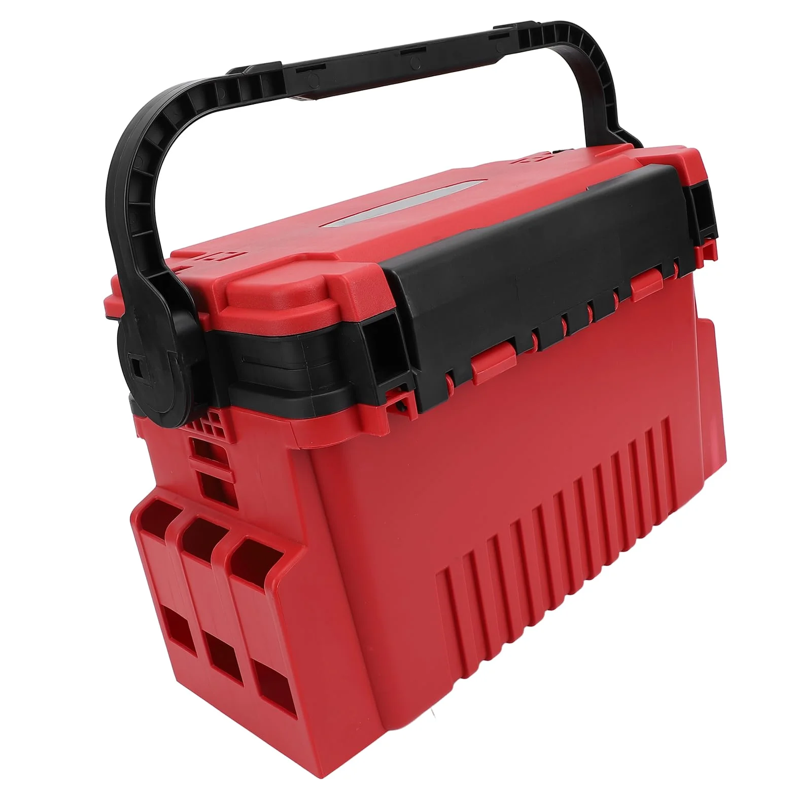 Caja de Aparejos de Pesca Portátil, Diseño Impermeable Reforzado, Almacenamiento Multicapa para Pescadores, Construcción de PE Engrosada