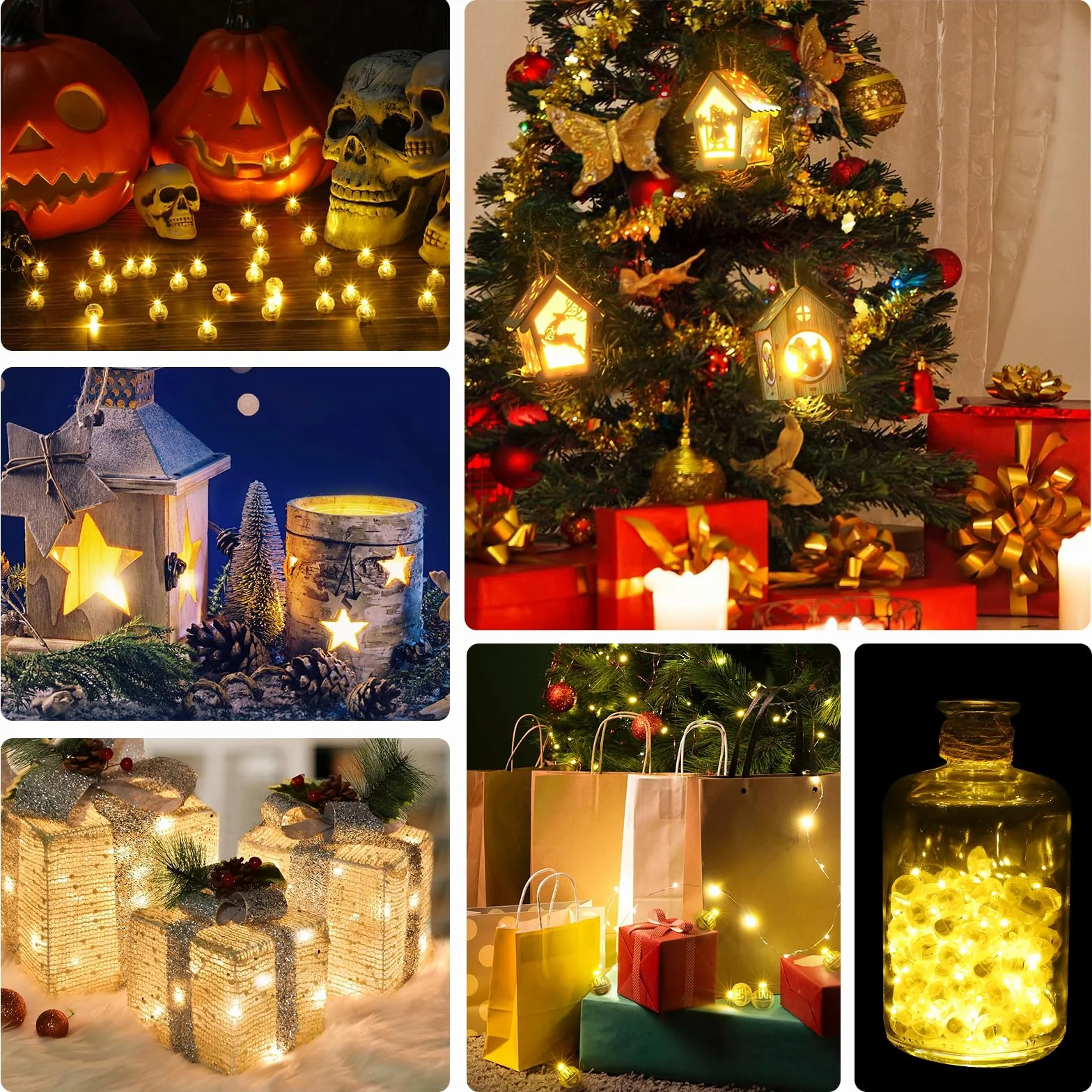 Mini Luces LED para Globos, 50 Piezas, Redondas, Navidad, Bodas, Cumpleaños, Halloween