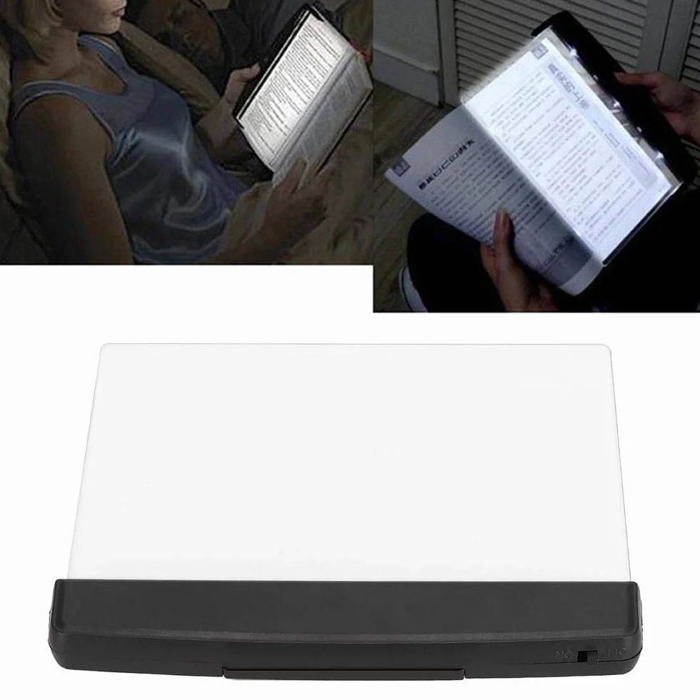 ASHATA Lightwedge Lámpara de lectura LED brillo ajustable tamaño pequeño