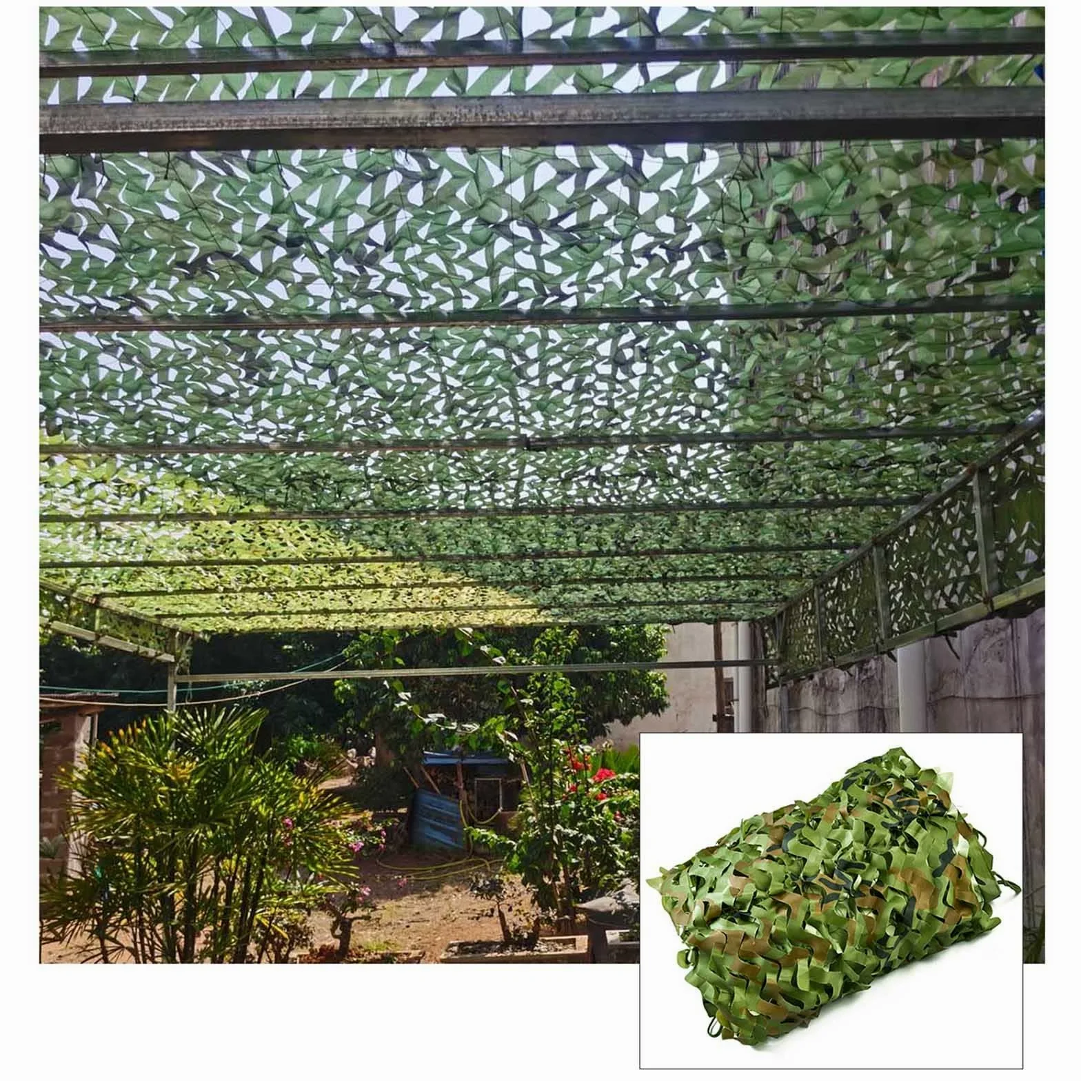 Red De Camuflaje Bosques,Malla De Camuflaje Militar,Red De Sombra para Caza,Red De Camuflaje Reforzada,para Protección Solar en Patio,Camping Exterior,decoración De Camuflaje,8x10m(26.2 * 32.8ft)