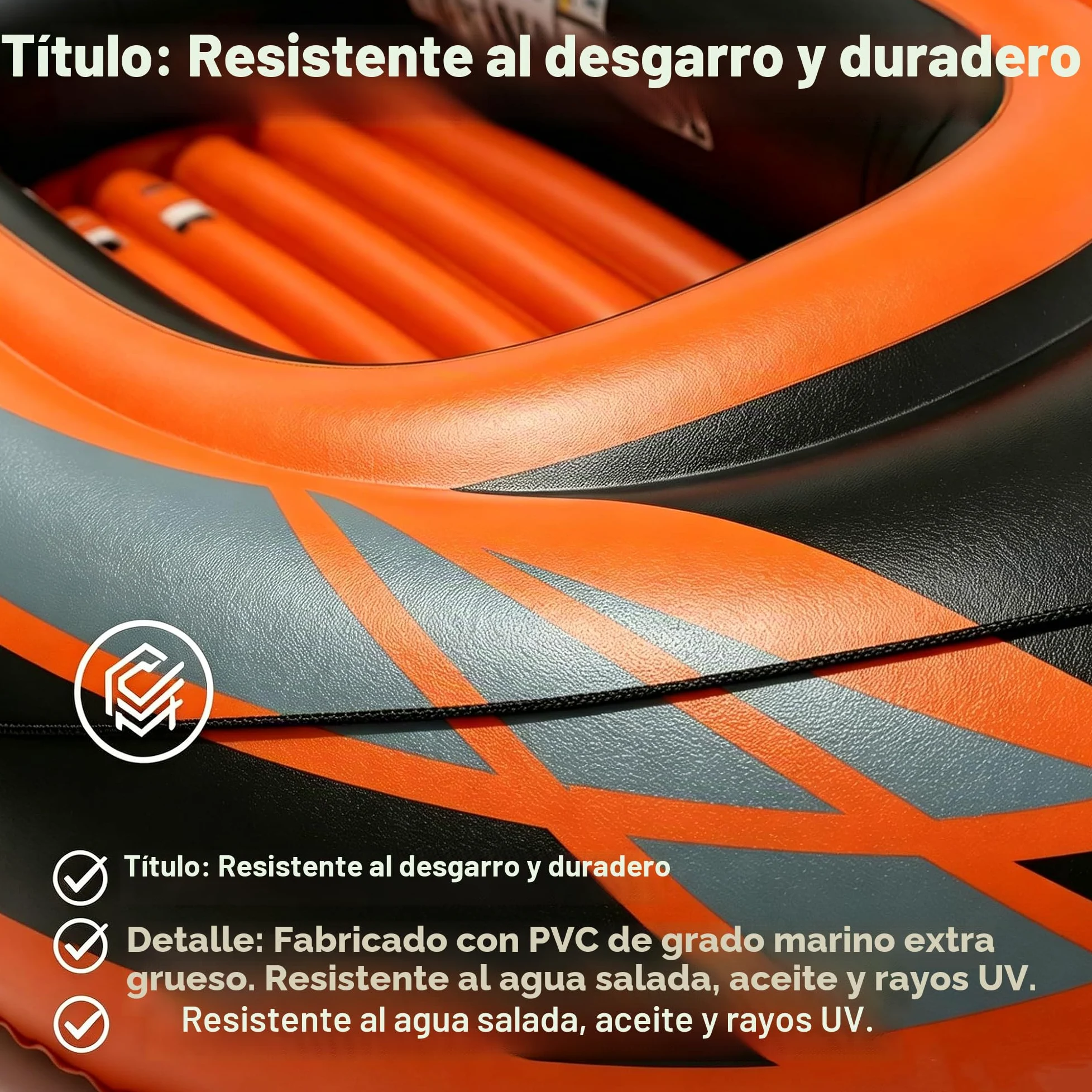 Kayak hinchable de 230 cm para adultos – Incluye remo, estructura estable, ideal para actividades de ocio en el agua, mar o río, fácil de transportar y guardar