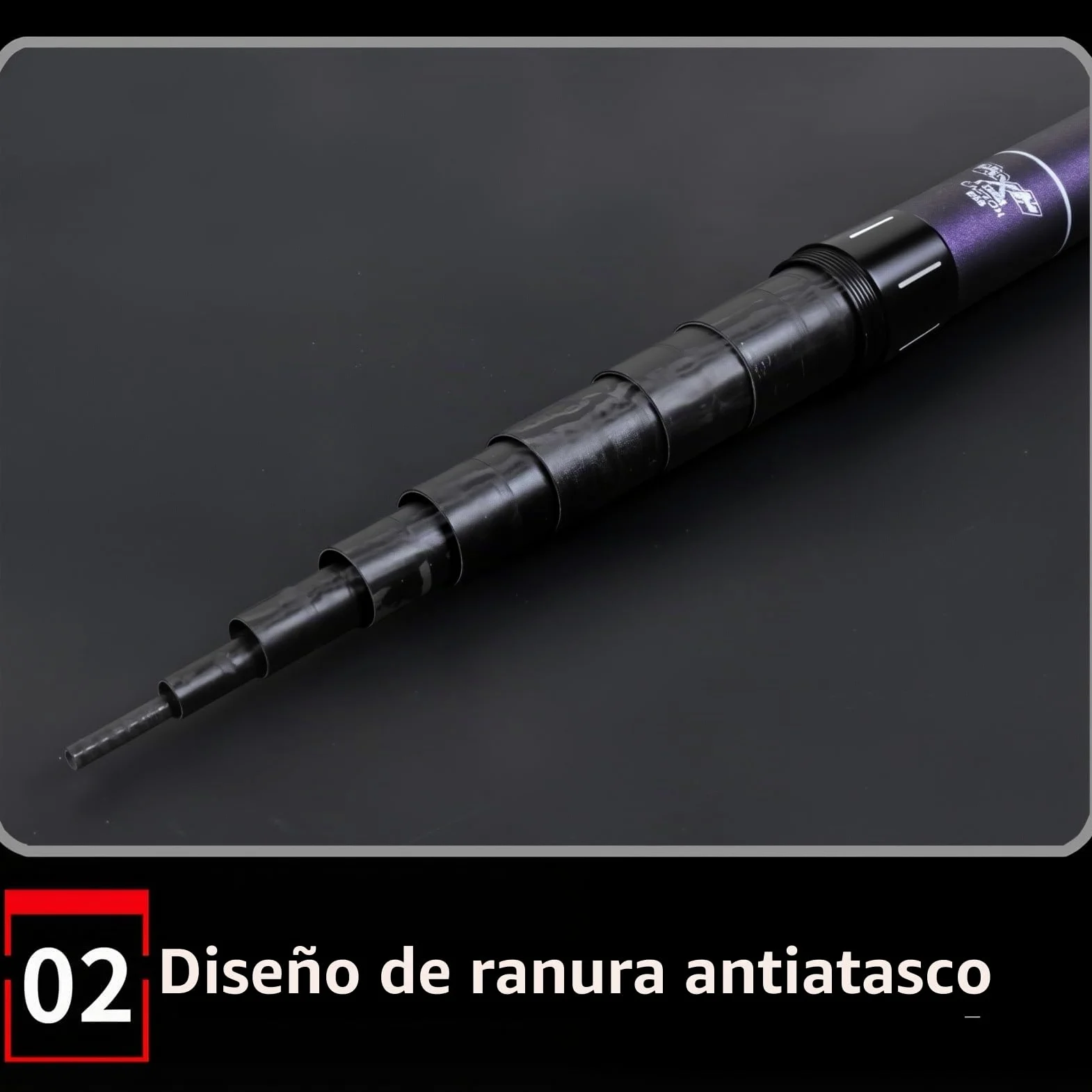 Caña De Pescar Telescópica 8m 9m 10m 11m 12m 13m 14m 15m Carbono CañAs De Pesca Caña de Pesca Larga Distancia Gran Pez Equipo De Pesca(9m)