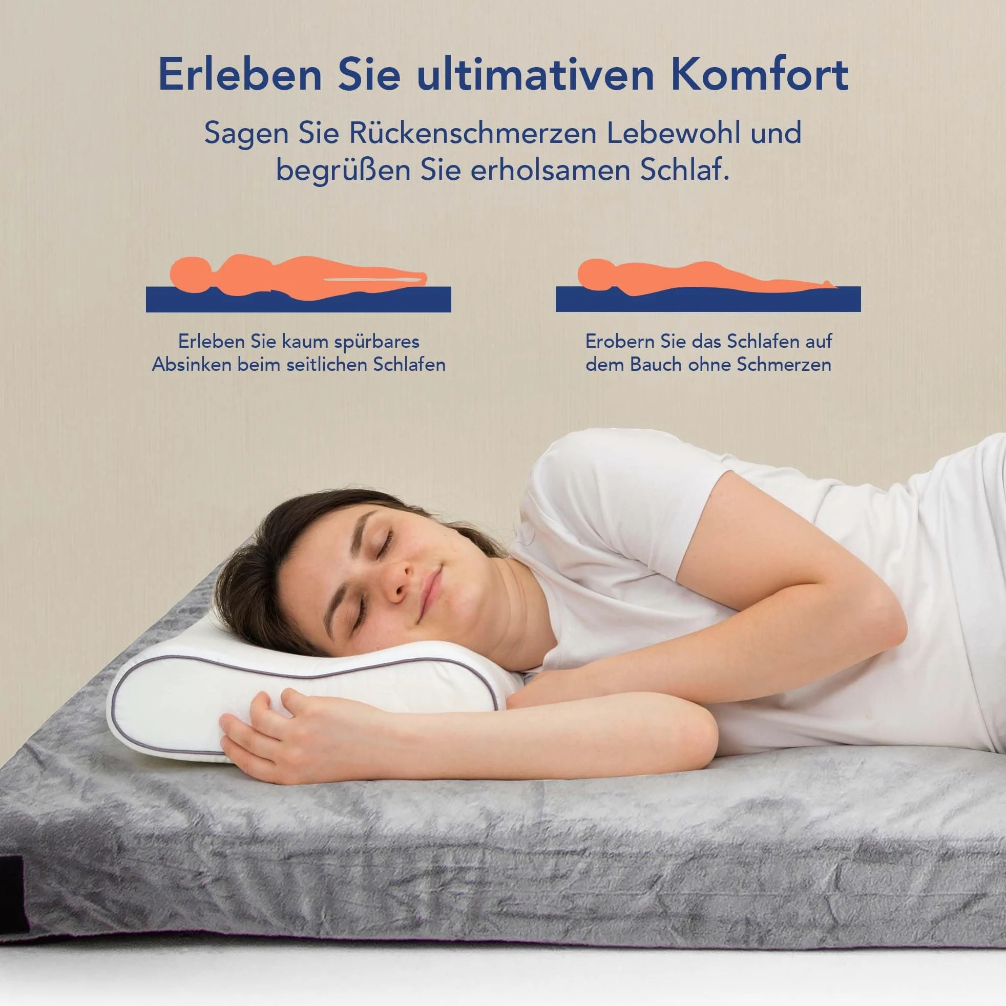 Colchón plegable – Cómodo colchón de suelo con espuma viscoelástica, ideal como colchón de camping, cama de invitados plegable o colchón plegable para tienda de campaña y aventuras al aire libre