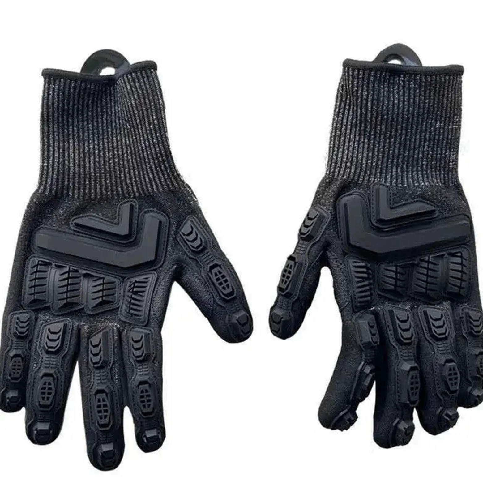 Genérico Guantes de Seguridad anticorte y anticolisión - Guantes tácticos mecánicos for montañismo y Ciclismo al Aire Libre
