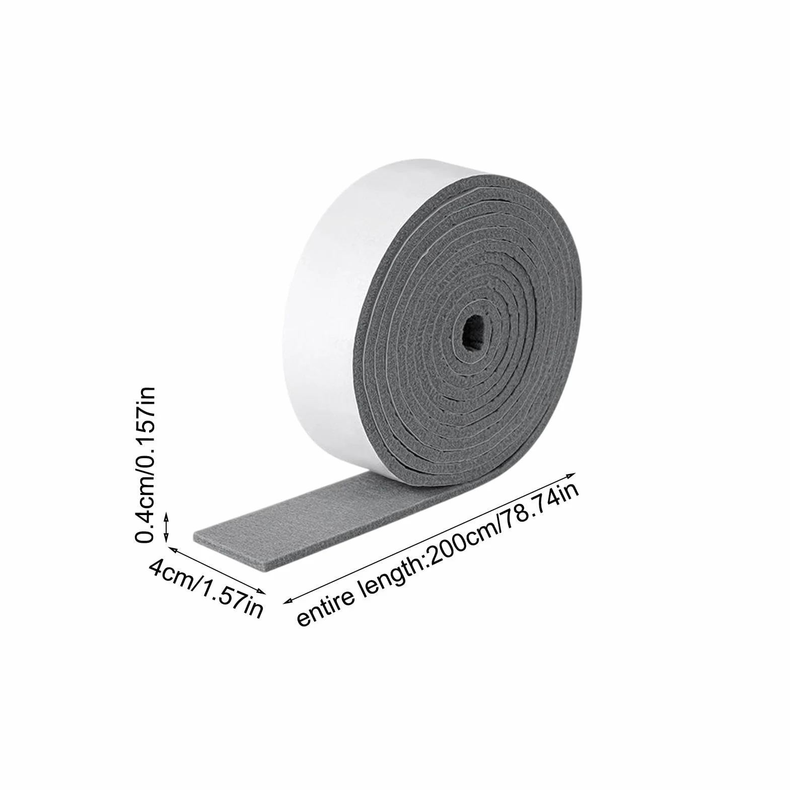 Tiras antihumedad para ventana Byeaon, absorbentes de condensación, reutilizables, 4 x 200 cm