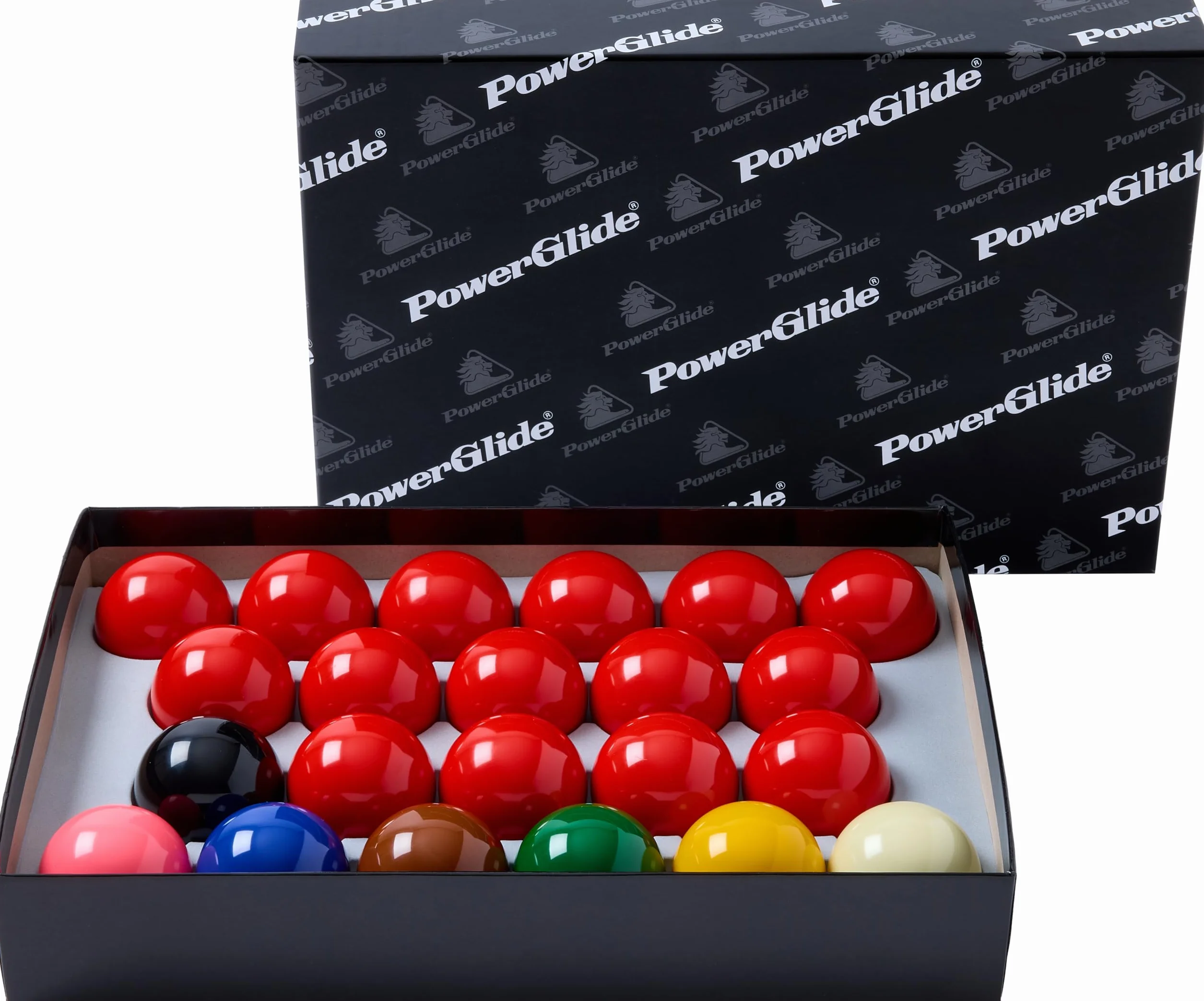 PowerGlide Juego de 22 Bolas de Billar 15 Rojos Torneo 2 1/16 Pulgadas
