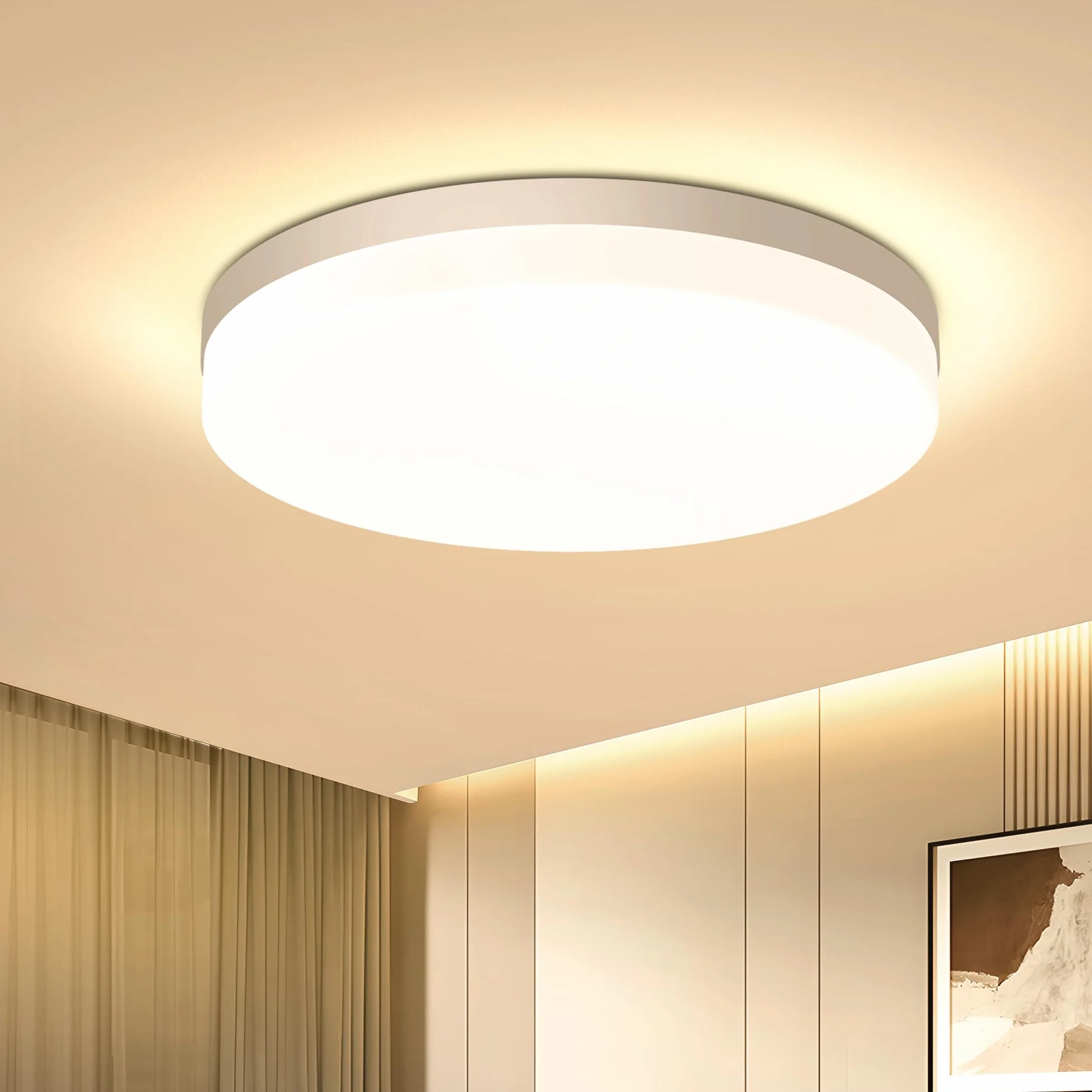 EASY EAGLE Plafon LED Redondo 36W 3000K 3600LM IP44 Ø23CM