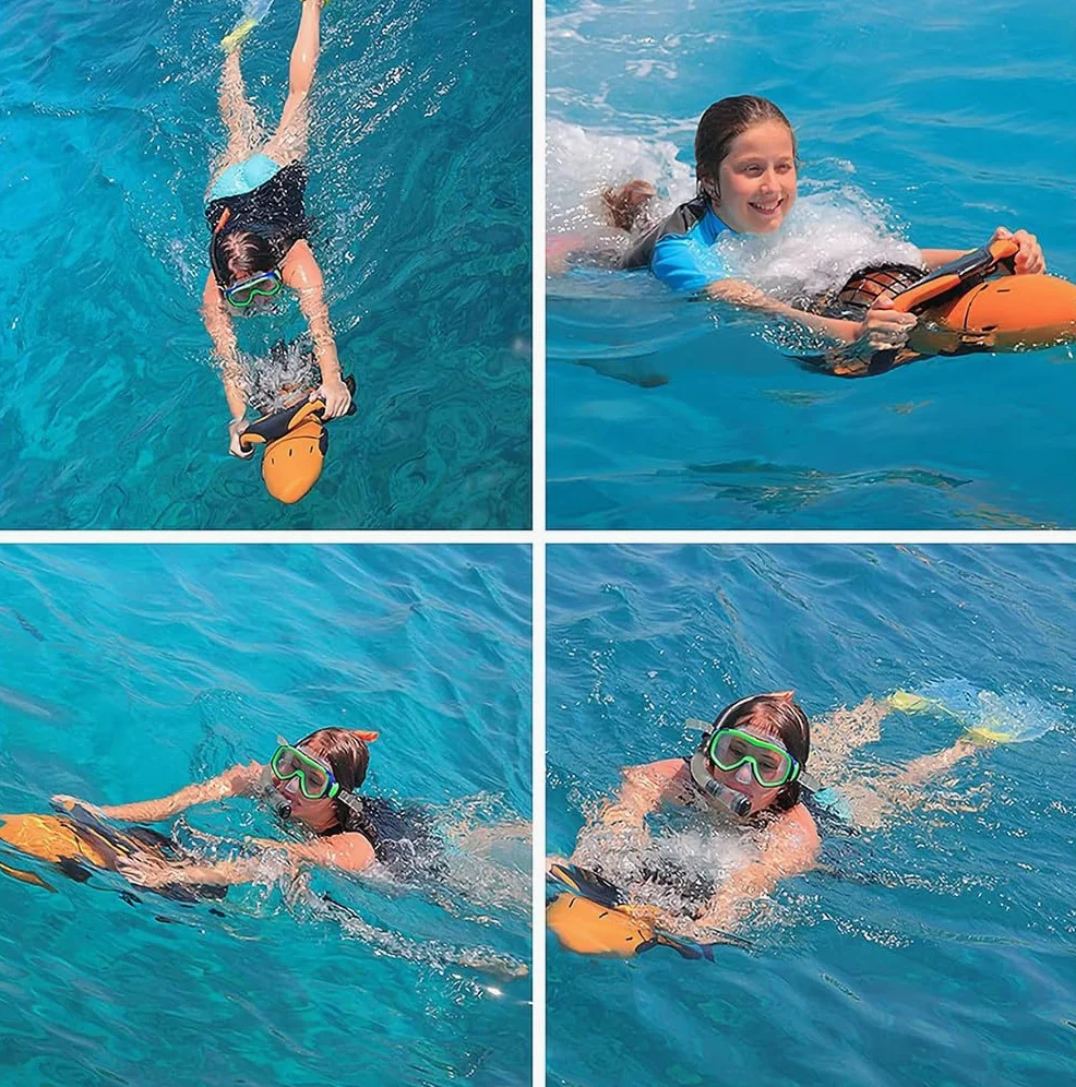 Scooter Submarino Scooter Subacuático Inteligente De Doble Velocidad Impermeable para Piscina y Tabla de Surf a presión Equipo de Piscina de Aventuras