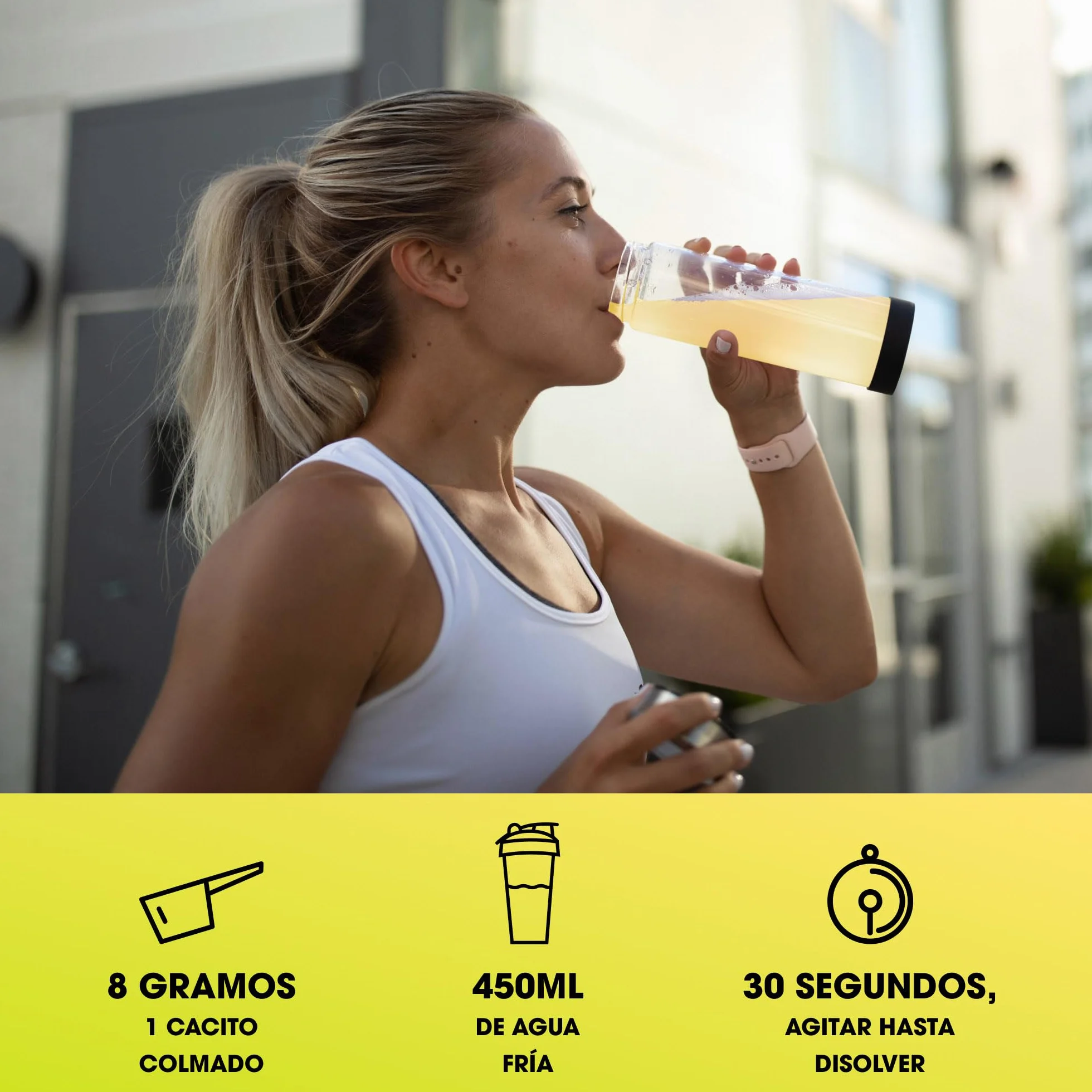 Optimum Nutrition Electrolitos en Polvo Sabor Limón 264 g 33 Raciones Sodio Magnesio Potasio