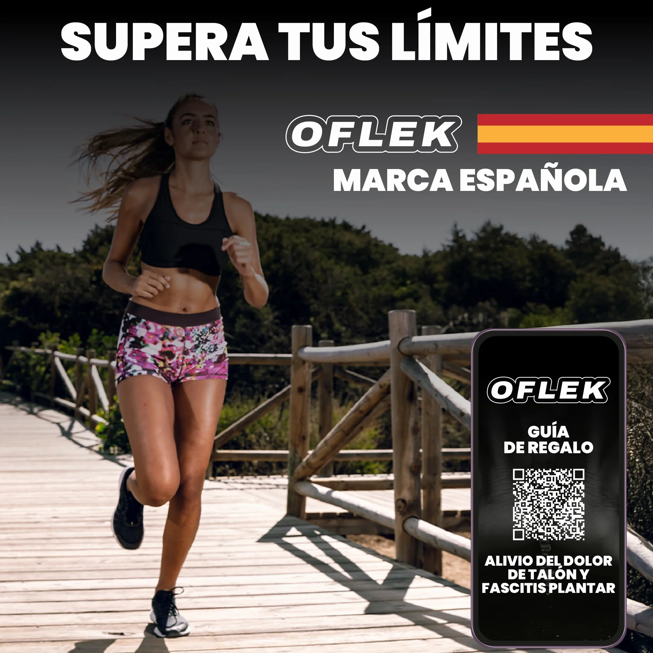 OFLEK® Fascitis Plantar Taloneras Silicona Almohadilla Trasera Protector Tacones Soporte Antideslizante Alivio Dolor Pie