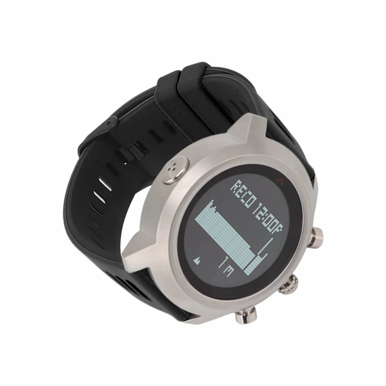 Reloj Deportivo Multifuncional Eléctrico Pantalla Táctil para Buceo Impermeable Actividades Al Aire Acero Inoxidable 1 Unidad (Negra)