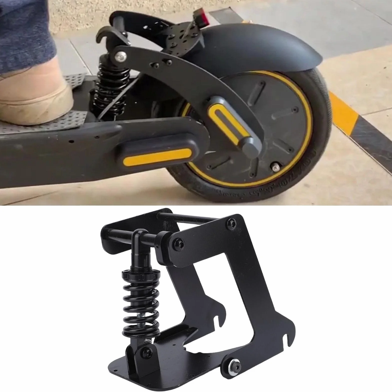 BuyWeek Kit de Suspensión Trasera Suspensión de Amortiguadores para MAX G30, de Aleación de Aluminio para Scooter Eléctrico