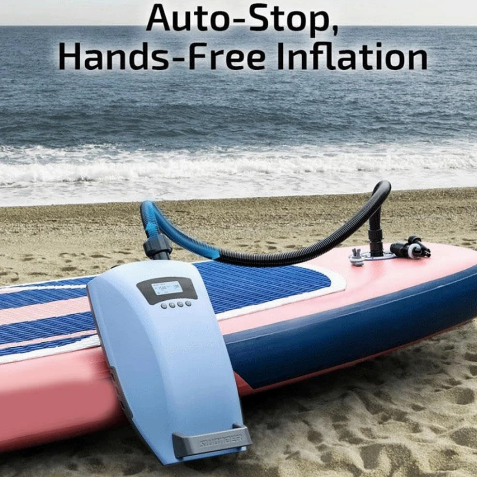 Juego de adaptadores de bomba de tabla de remo, manguera universal de bomba de aire SUP con 7 boquillas, conector de válvula inflable para accesorios de bomba de tabla de remo eléctrica
