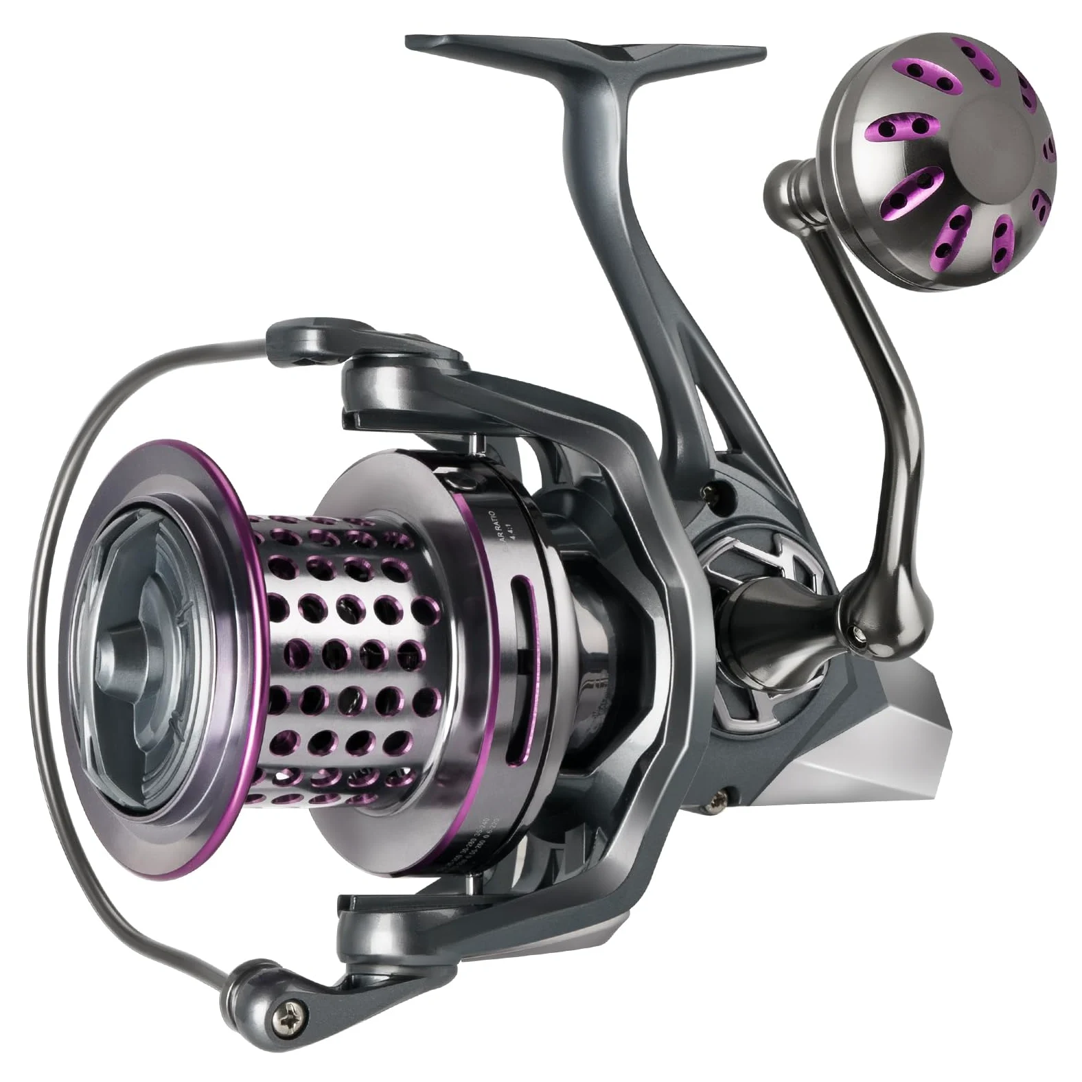 THKFISH Carretes de Pesca giratorios 7000 Carretes de Agua Salada, Carrete de Pesca de Surf, 11+1 BB, Suave Potente Carrete Resistente con Carretes de Aluminio CNC para Lanzamiento Largo
