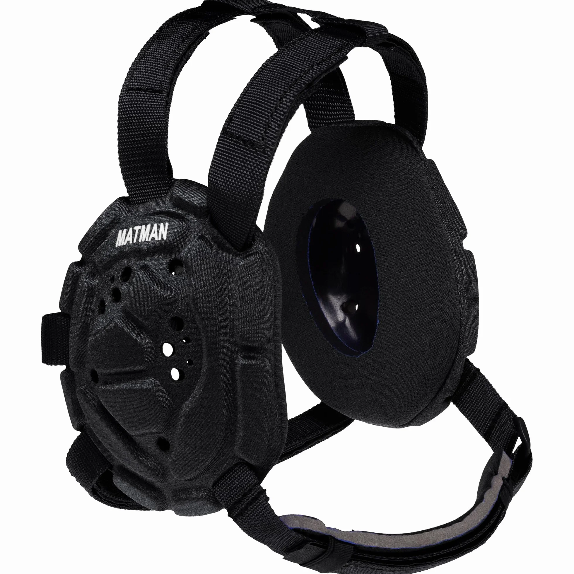 Matman Casco de medallista de lucha libre para adultos, protector auditivo BJJ