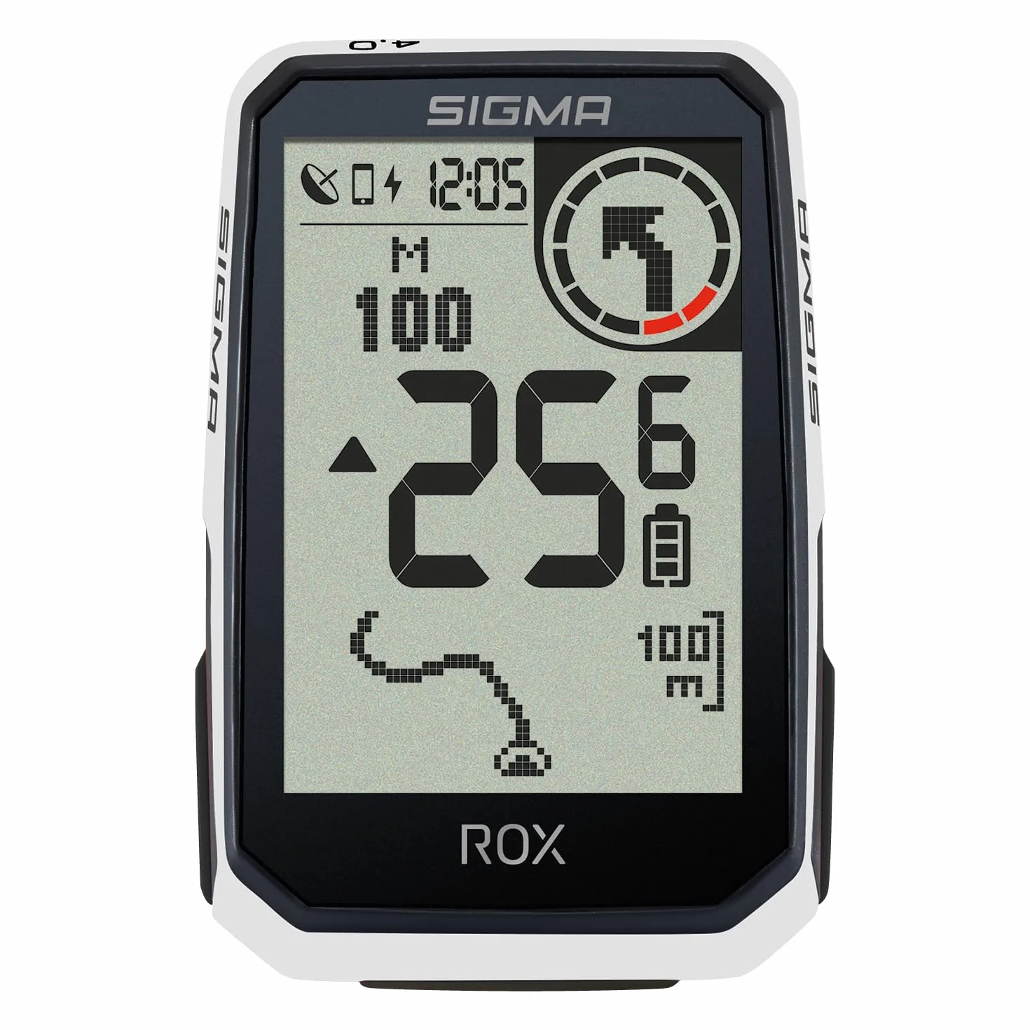 SIGMA ROX 2.0 | Ordenador de bicicleta con GPS y navegación inalámbricos y soporte para GPS | Navegación GPS al aire libre para disfrutar al máximo de la conducción