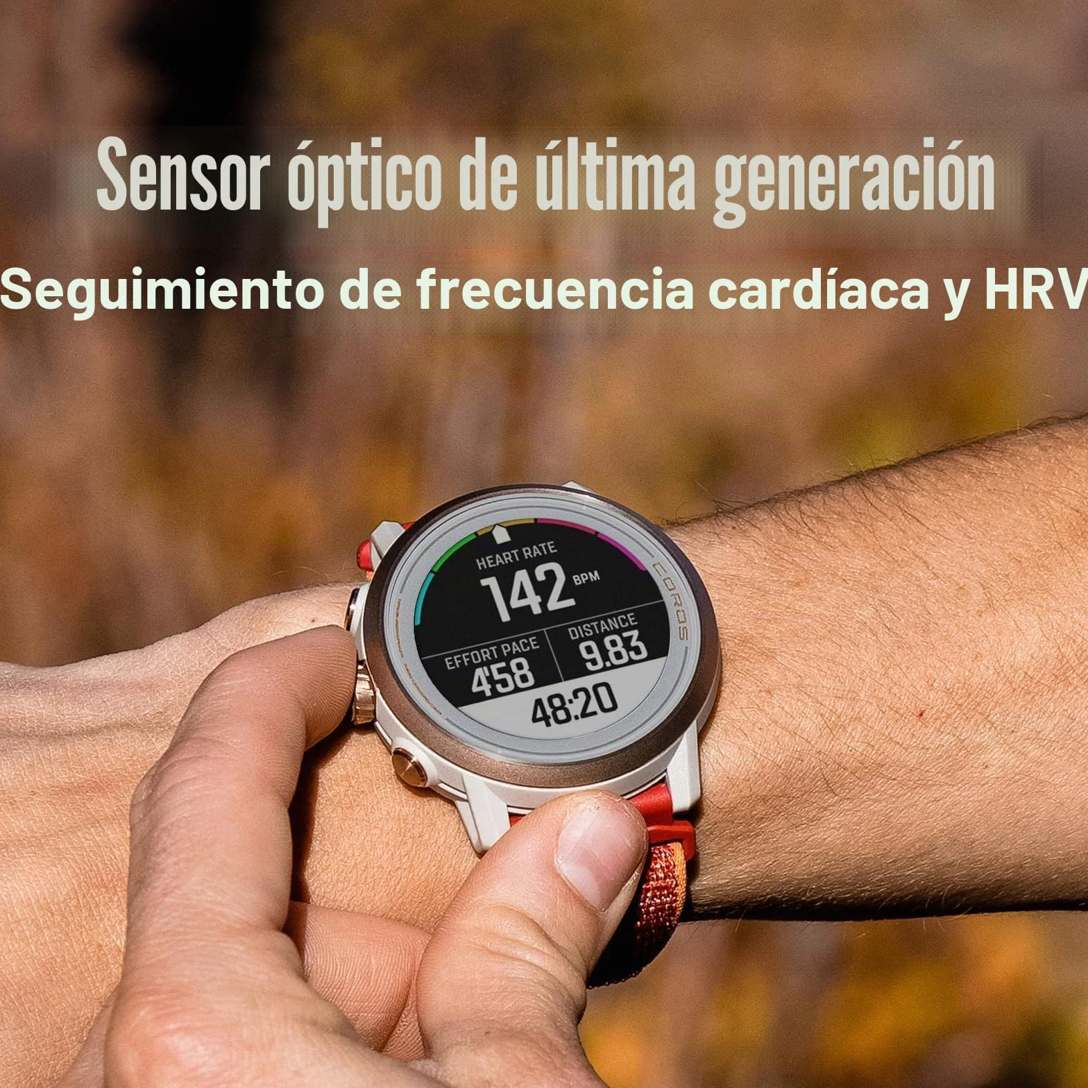 COROS Apex 2 Reloj GPS Outdoor, 1,2" Zafiro Titanio, 17 días de Batería, Navegación en muñeca, Mapas Offline, Monitor de Frecuencia Cardiaca, Medición del sueño, Carrera, Ciclismo, Escalada-Rosa