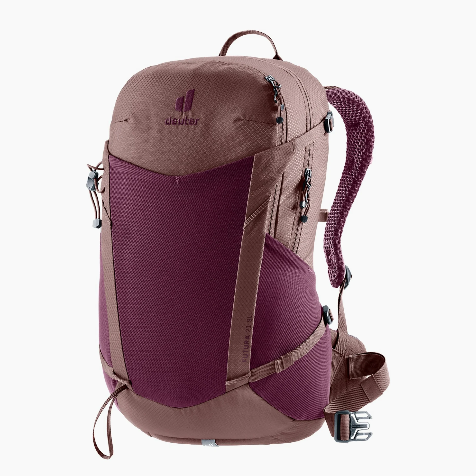deuter Futura 21 SL Mochila de senderismo para mujer con espalda de malla y funda para la lluvia