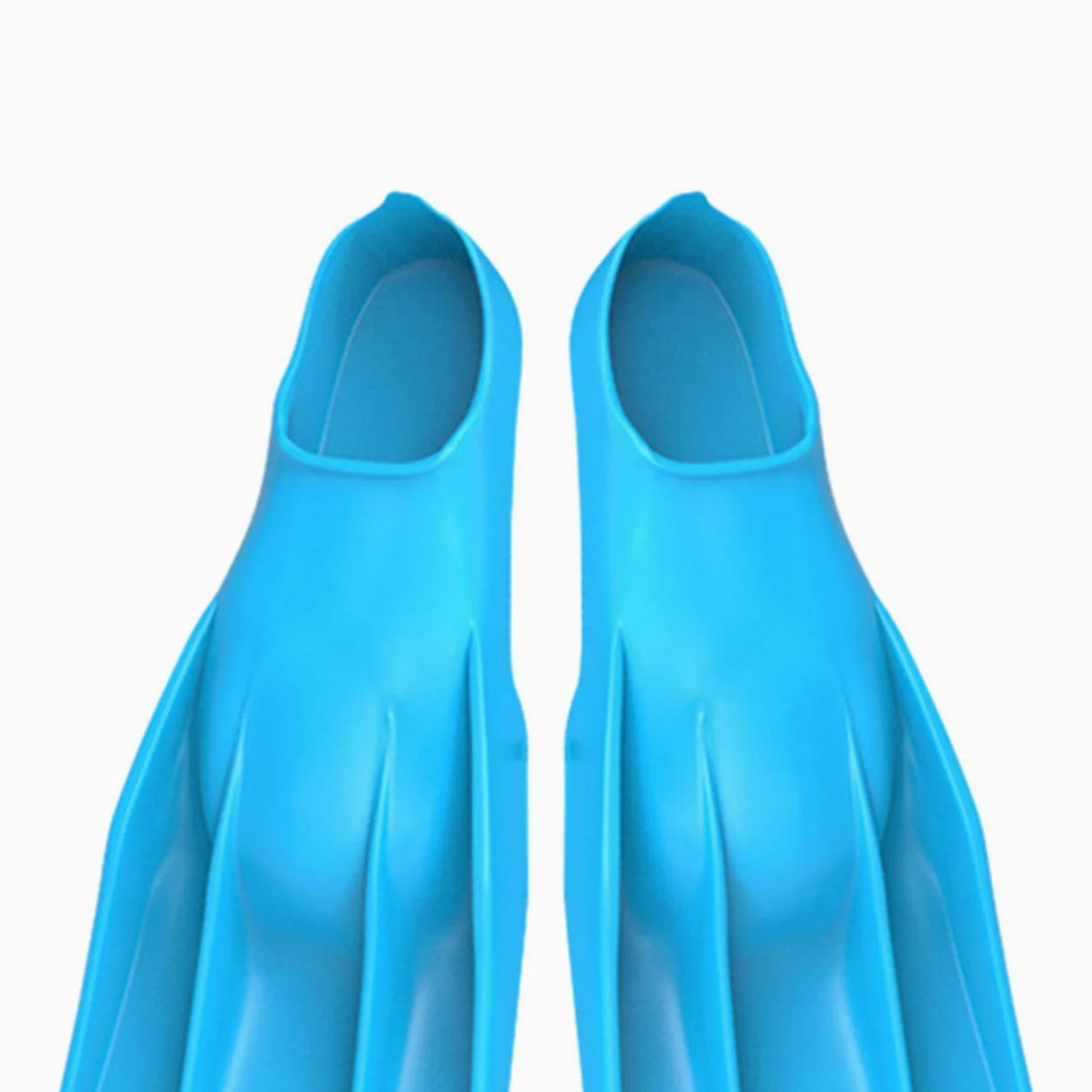 Aletas de Snorkel, Aletas Largas de Silicona, Aletas de Buceo Portátiles Y Cómodas para Adultos, Aletas de Natación de Viaje, Aletas de Buceo