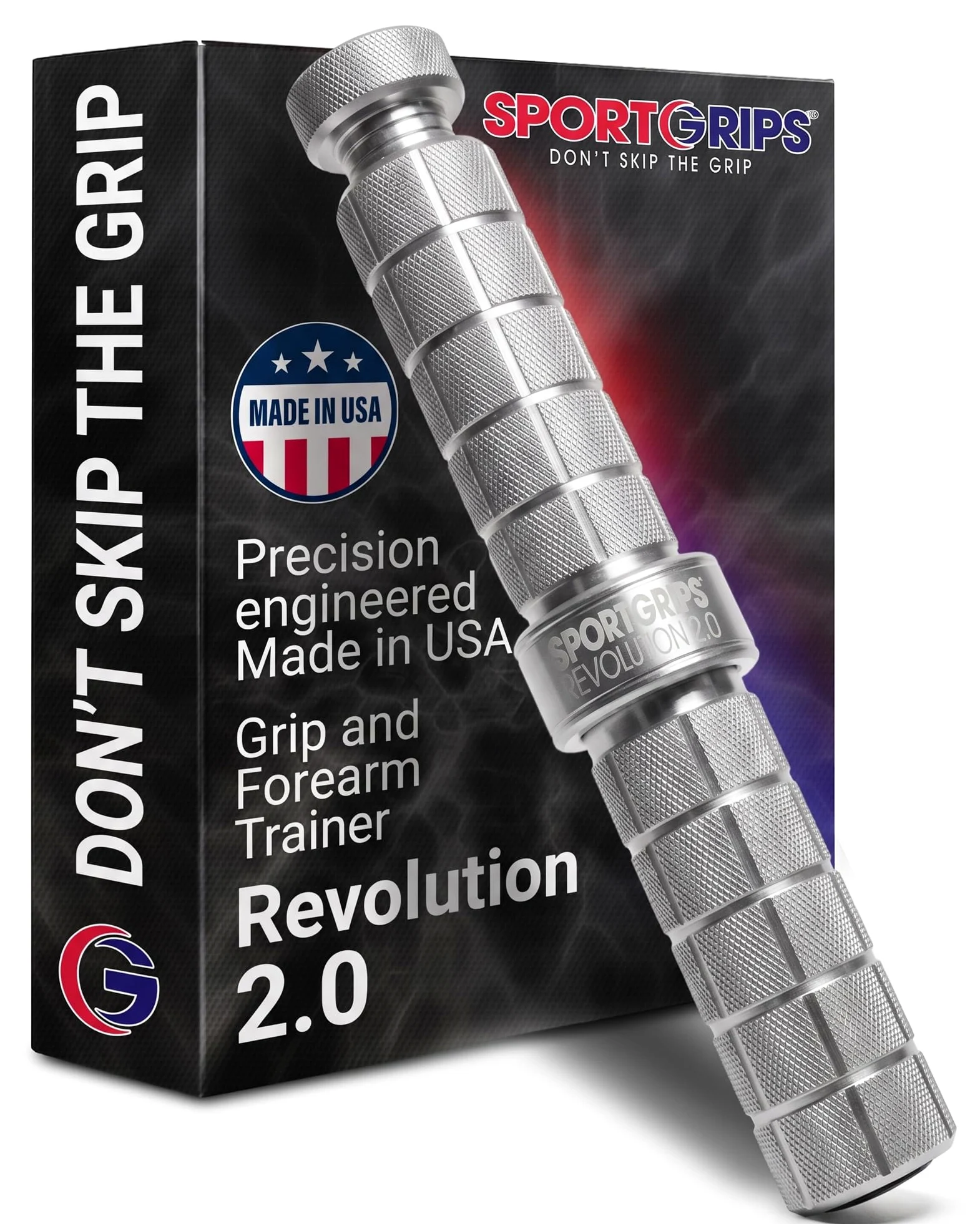 Sportgrips Sidewinder revolución – Muñeca, antebrazo, Agarre endurecedor # 1, Resistencia Ajustable