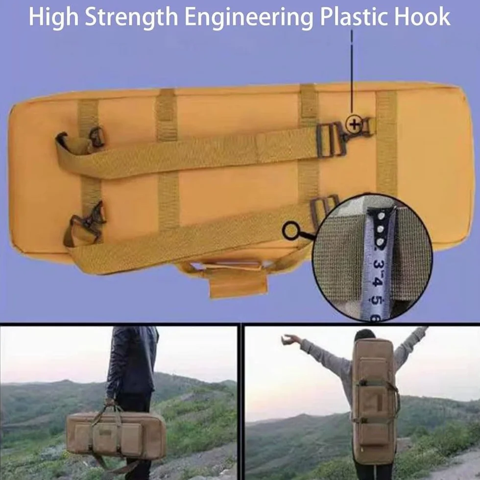 Bolsa Táctica para Rifle, Fundas De Rifle para 2 Rifles Y 2 Pistolas,para Rifle para Caza Campo De Tiro,Bolsa para Armas Largas De Estilo Militar,Articulos De Caza