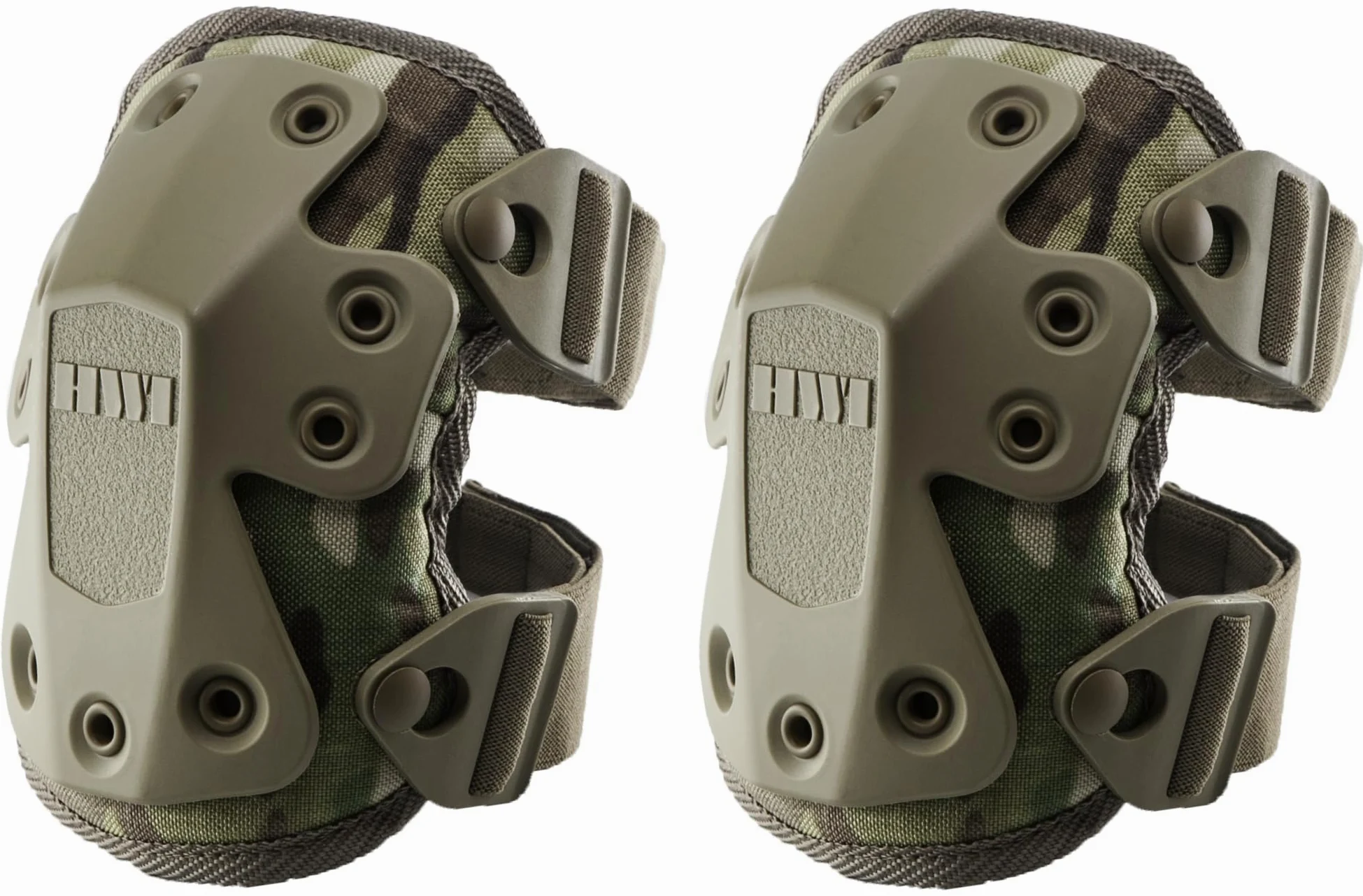 HWI Gear Rodilleras de última generación para protección: combate, mecánico, construcción, caza, paisajismo, supervivencia al aire libre, resistente, calidad industrial, ajustable