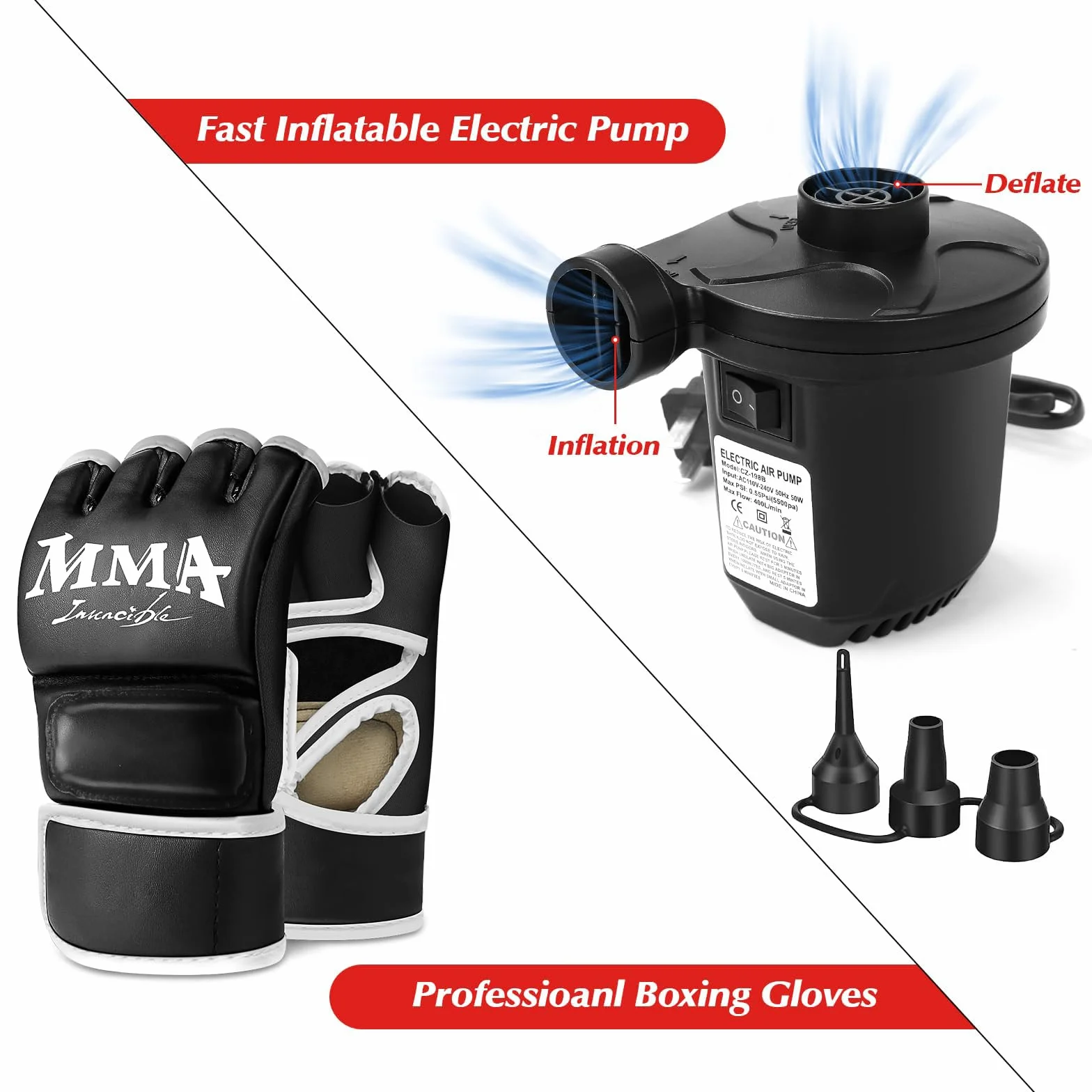 Saco de Boxeo Adulto, Punching Ball para Ejercicio en Casa