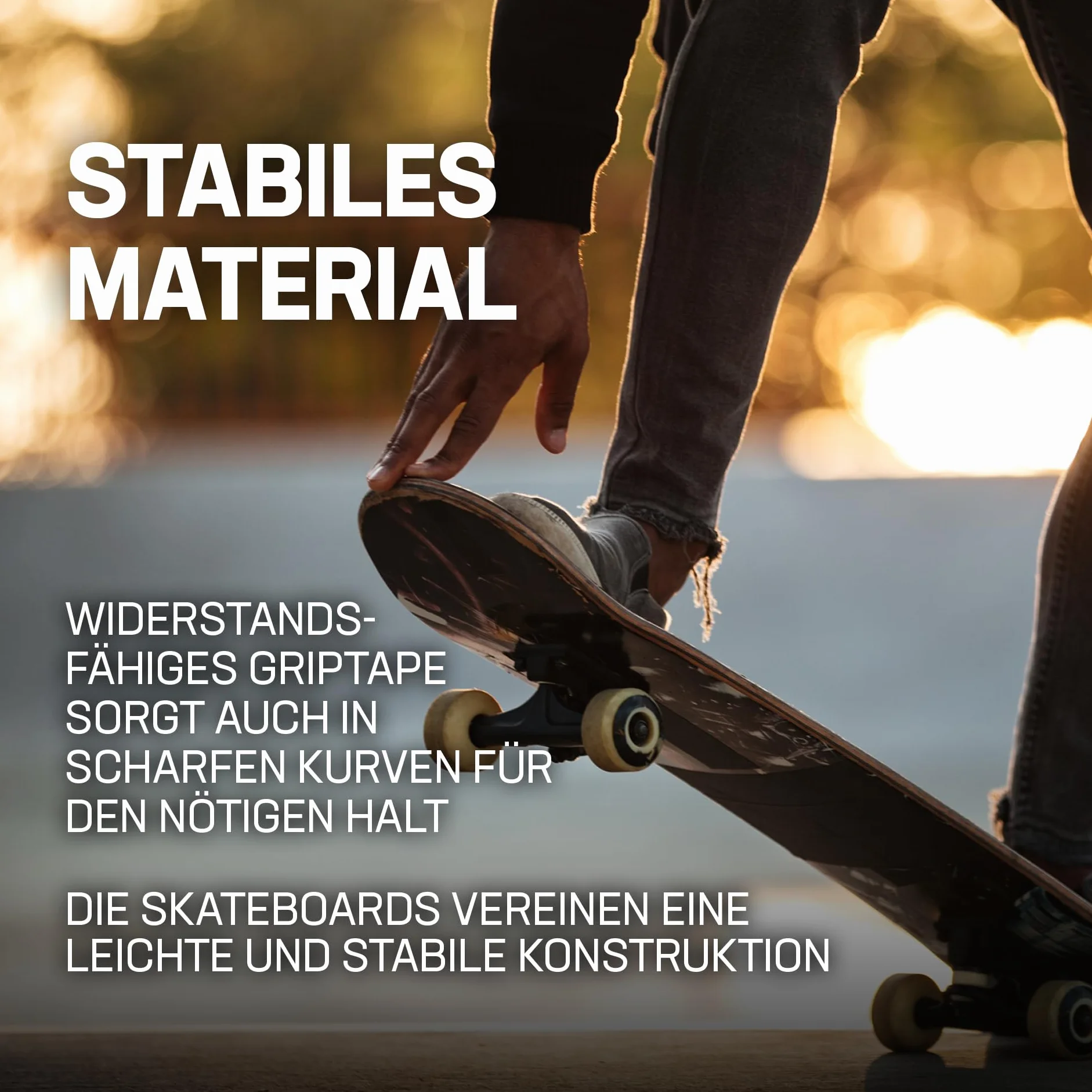 MUWO Street Skateboard 31 x 8 pulgadas – Tabla completa para principiantes de madera estable y aluminio, adecuado para niños, adolescentes y adultos con diferentes motivos (Swing & Wing)