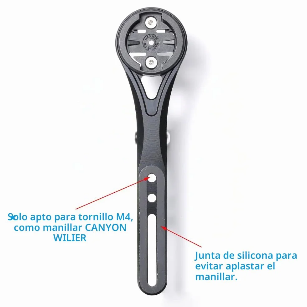 Cestbon Aero - Soporte integrado para manillar delantero compatible con Garmin, Wahoo, Elemnt, Bryton, Rider, Stages, Dash, Hammerhead, Canyon CEP y Wilier Filante Bar