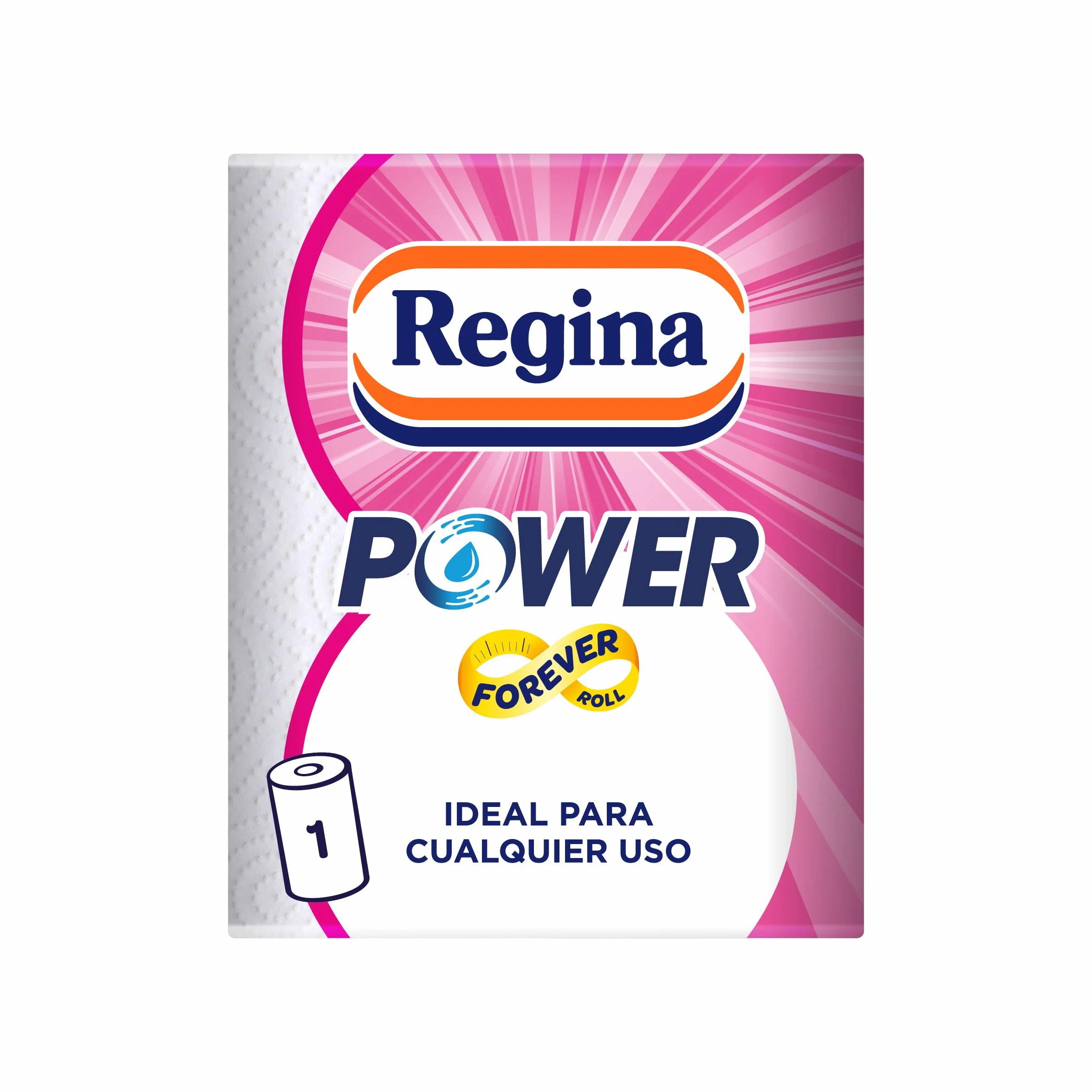 Regina Power Papel de Cocina 1 Rollo 340 Hojas 2 Capas FSC