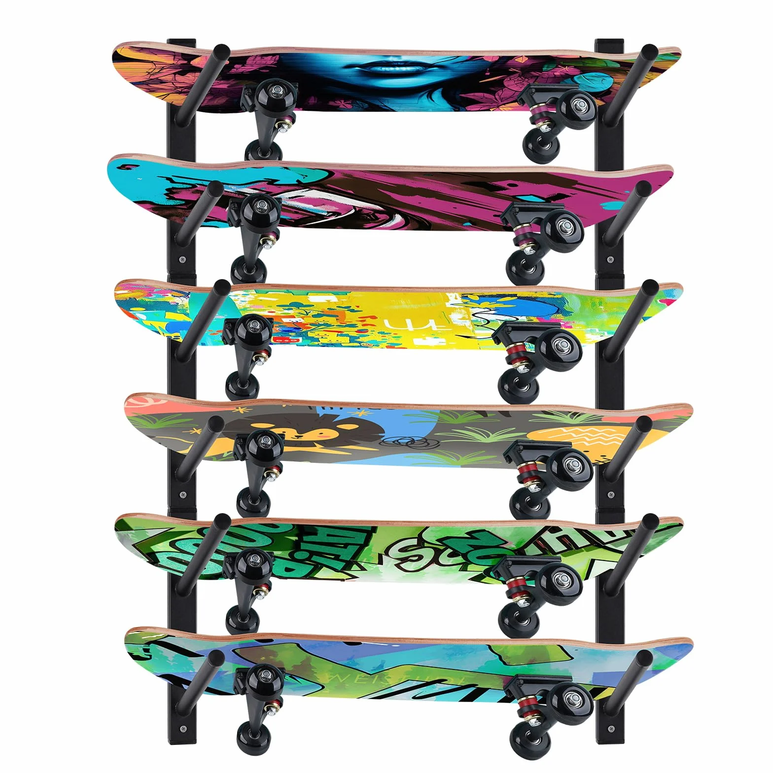 Soporte de Pared para Monopatín, Snowboard y Longboard - Bijun